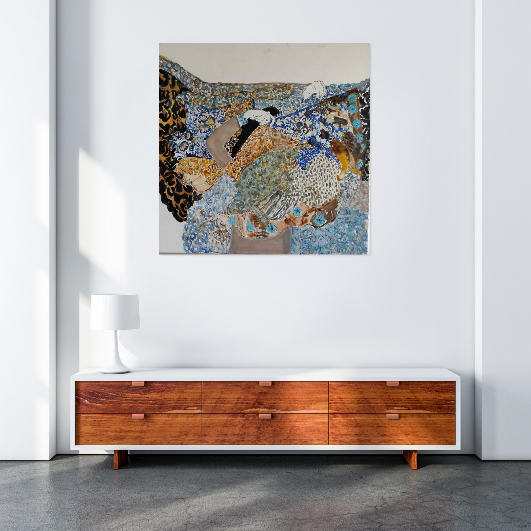 Sylvie Dodin, Deux mains, painting - Artalistic online contemporary art buying and selling gallery