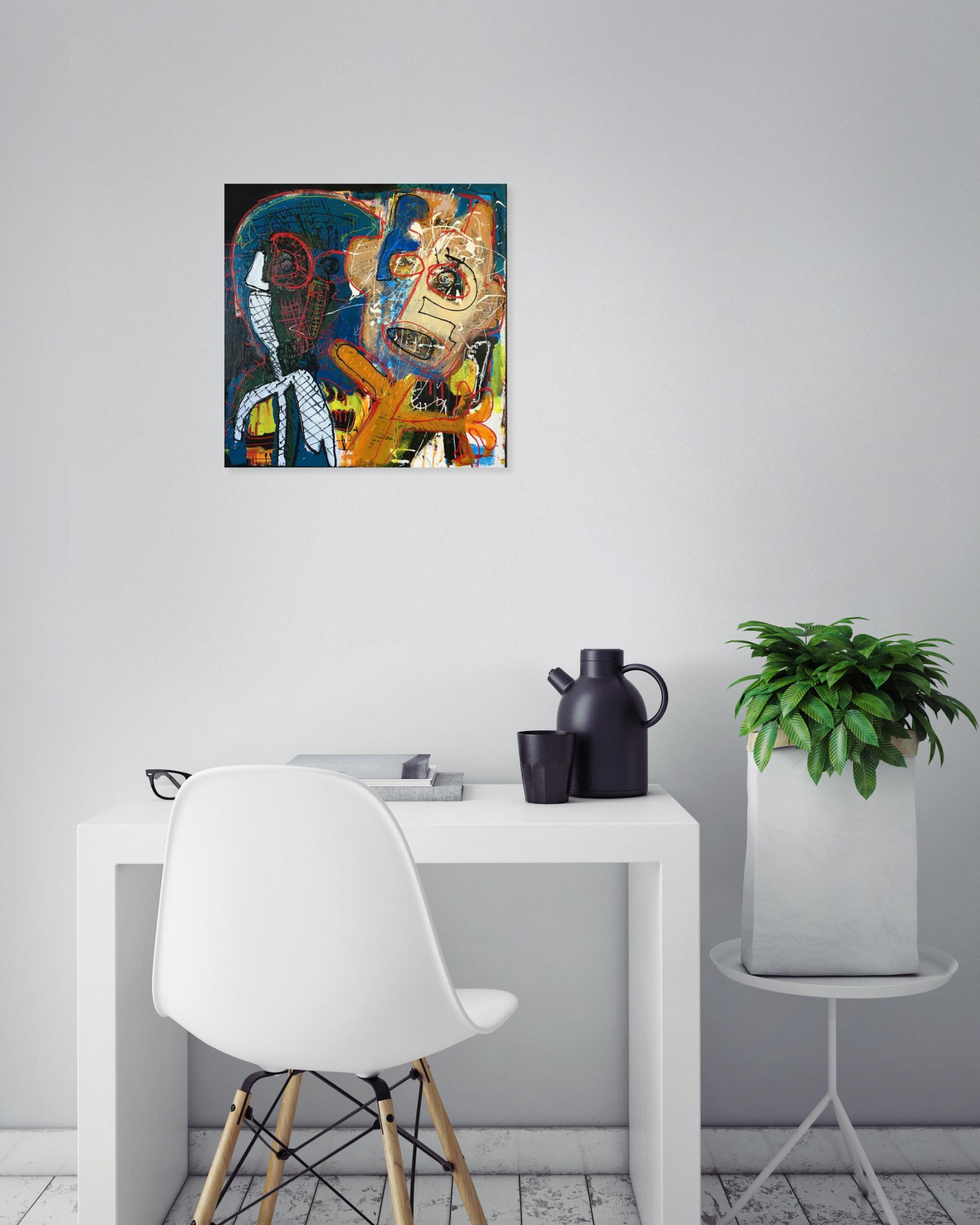 Eric Stein, Deux en un, painting - Artalistic online contemporary art buying and selling gallery
