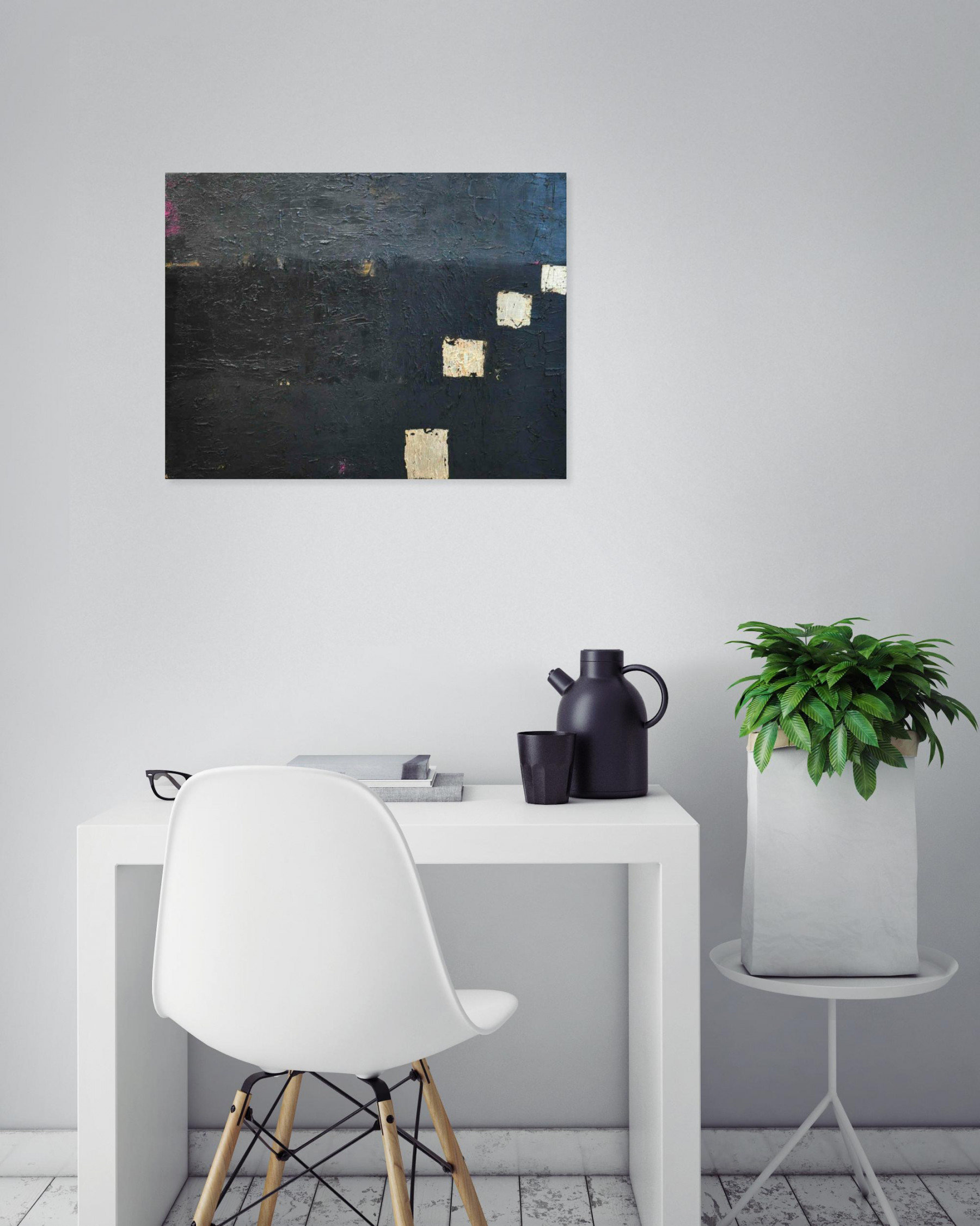 Bridg', black graphic III, painting - Artalistic online contemporary art buying and selling gallery
