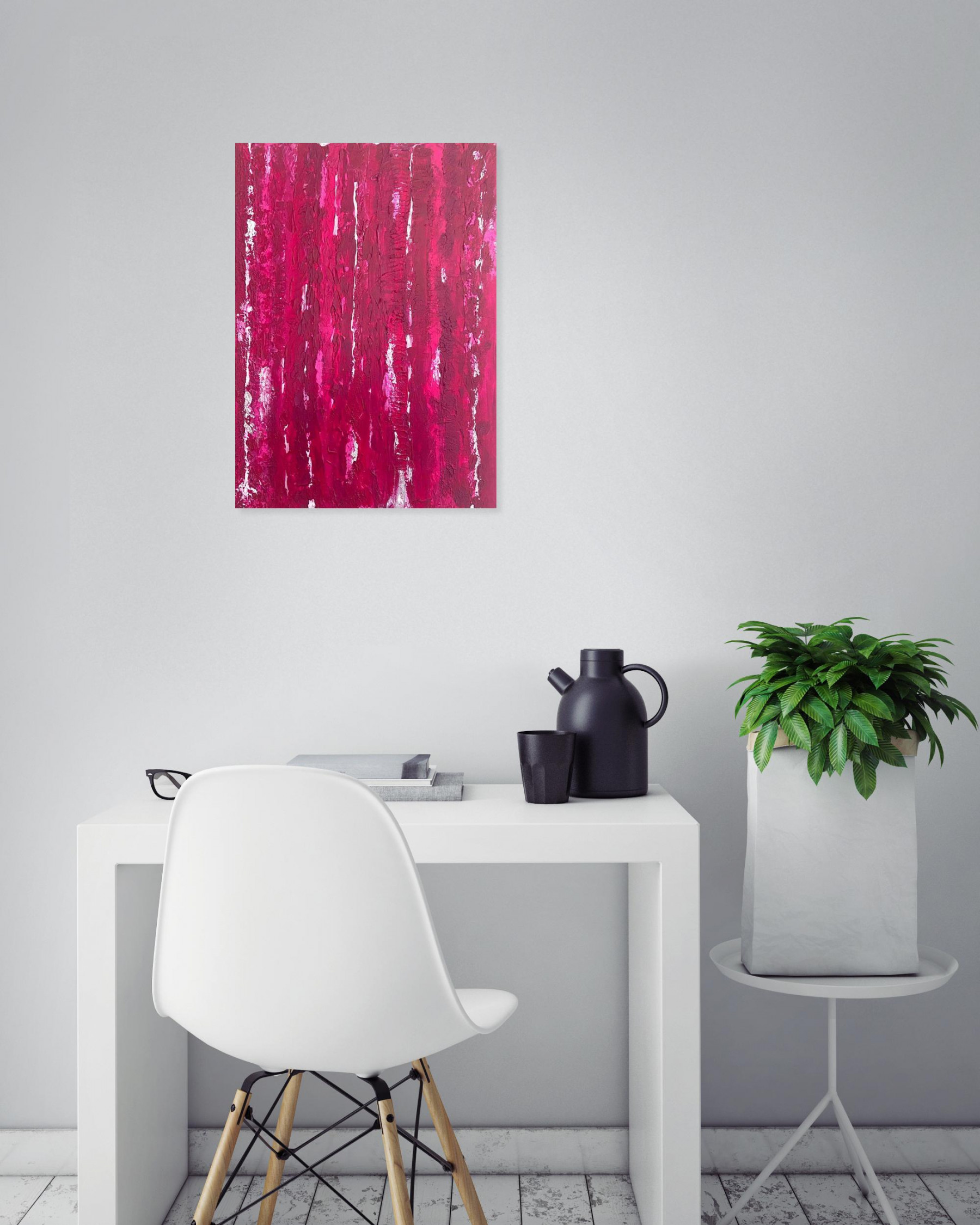 Bridg', AB pink, painting - Artalistic online contemporary art buying and selling gallery