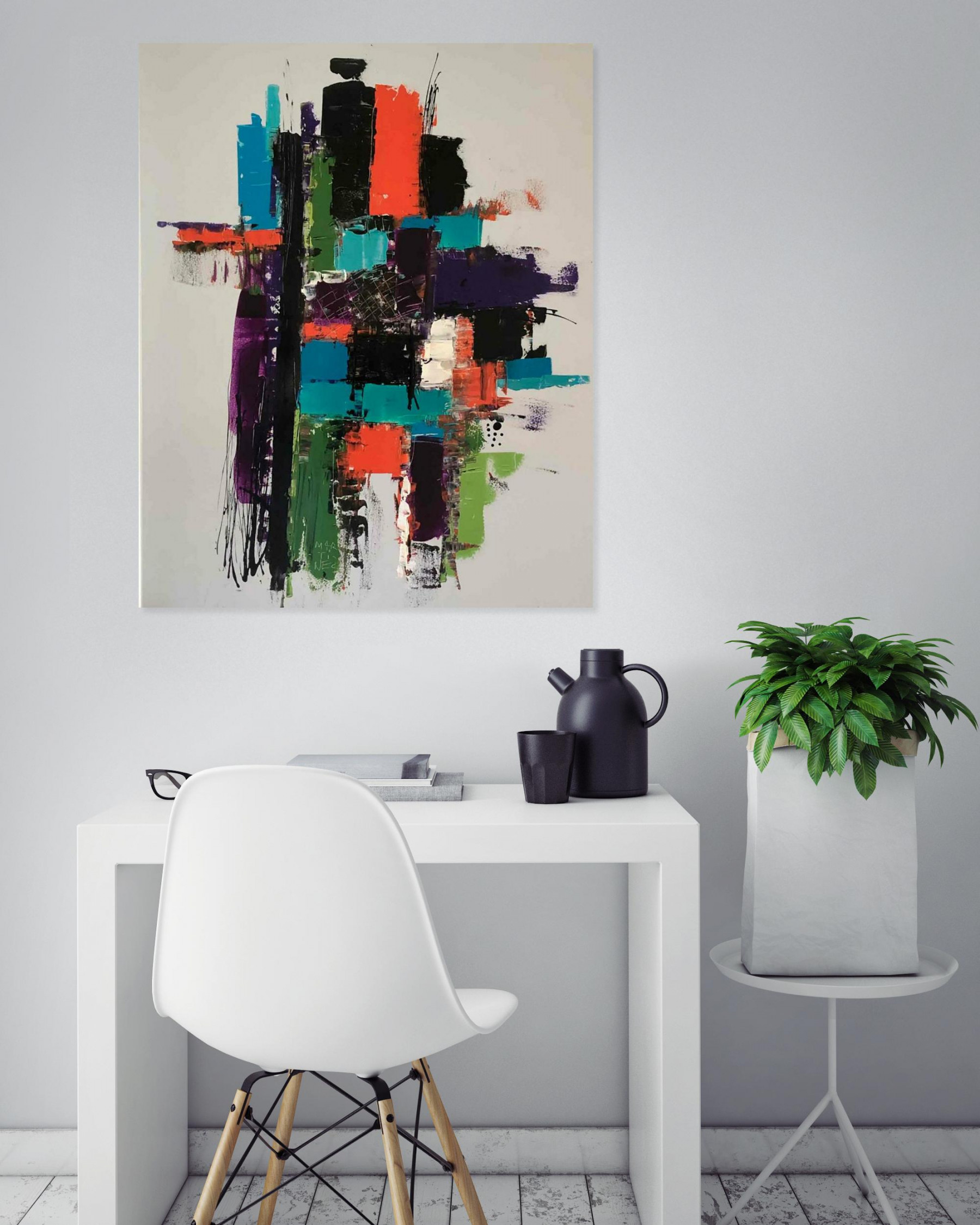 Yolande Martinez, Psikedelik, painting - Artalistic online contemporary art buying and selling gallery