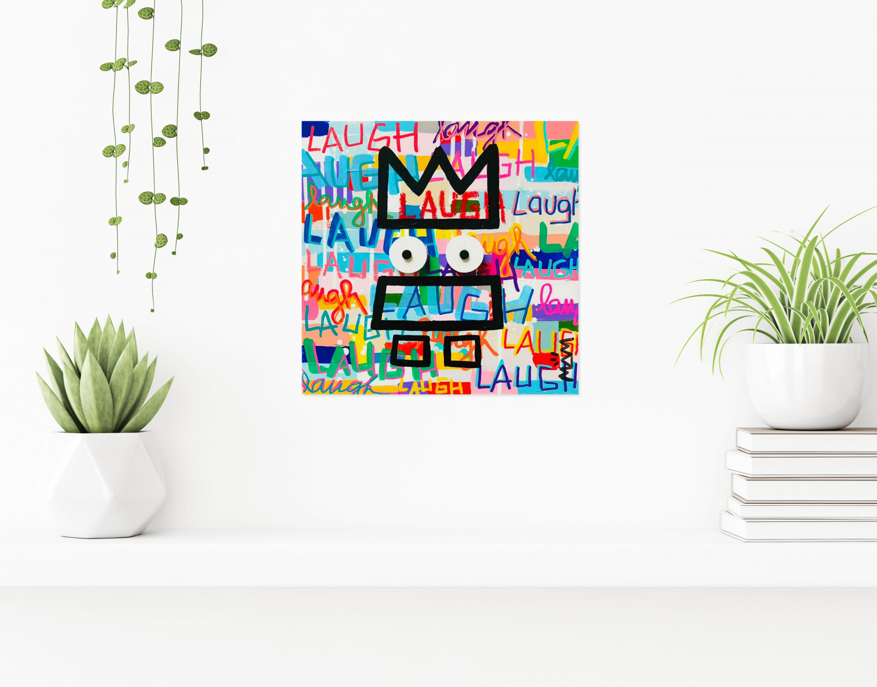 Mam, Laugh, painting - Artalistic online contemporary art buying and selling gallery