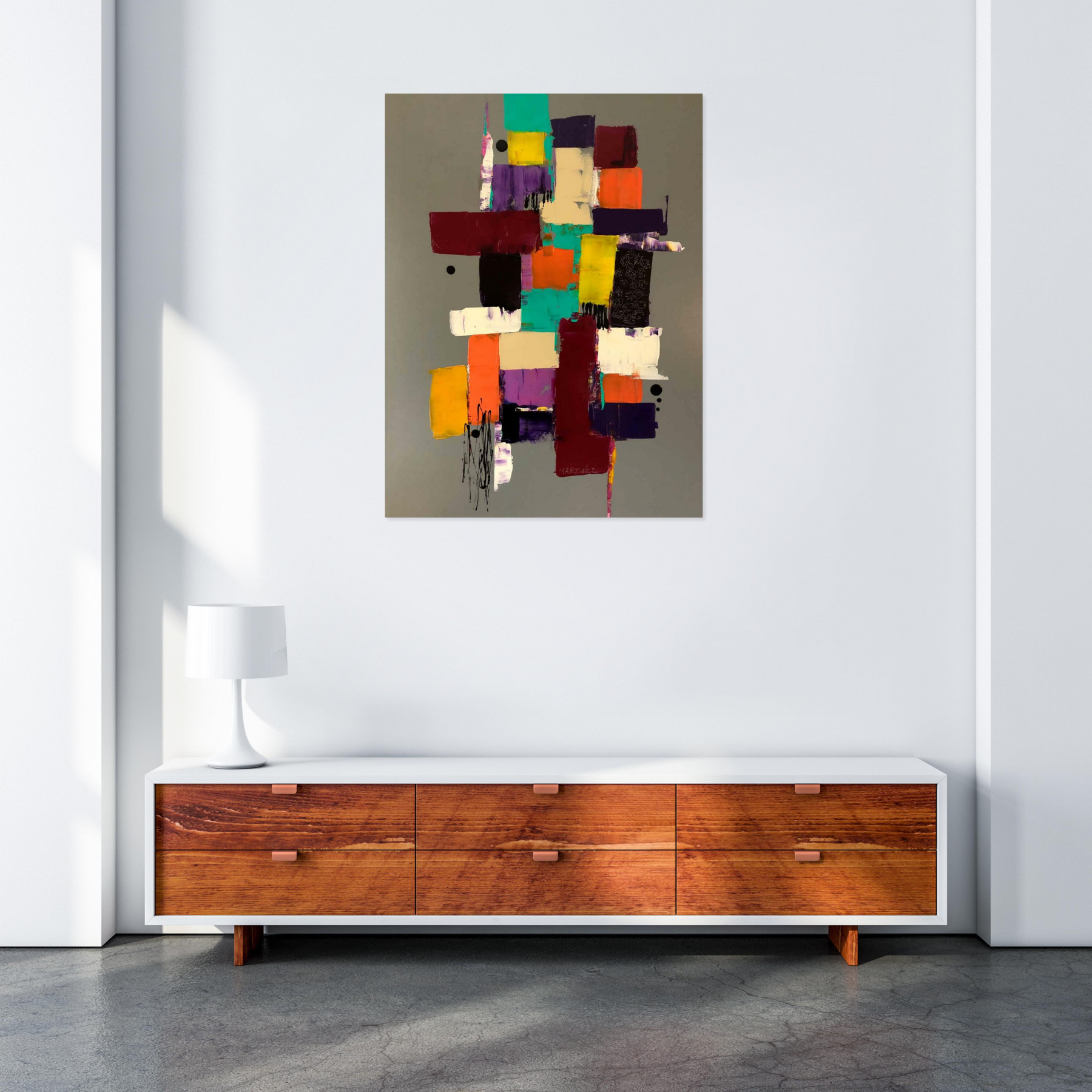 Yolande Martinez, Muscat, painting - Artalistic online contemporary art buying and selling gallery