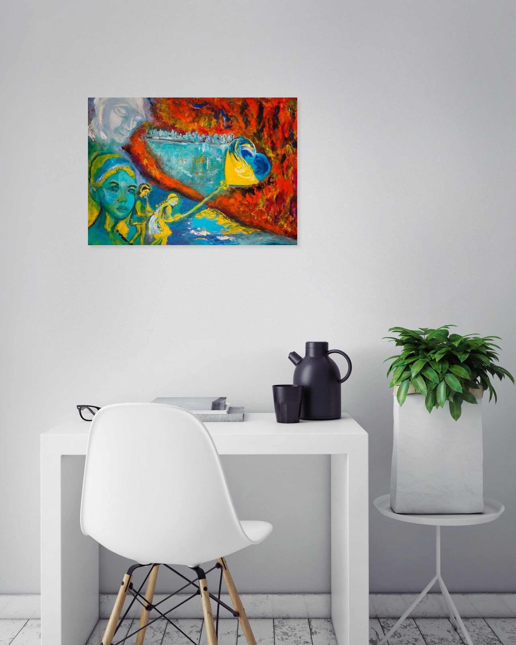 Tissa, 24th February, painting - Artalistic online contemporary art buying and selling gallery