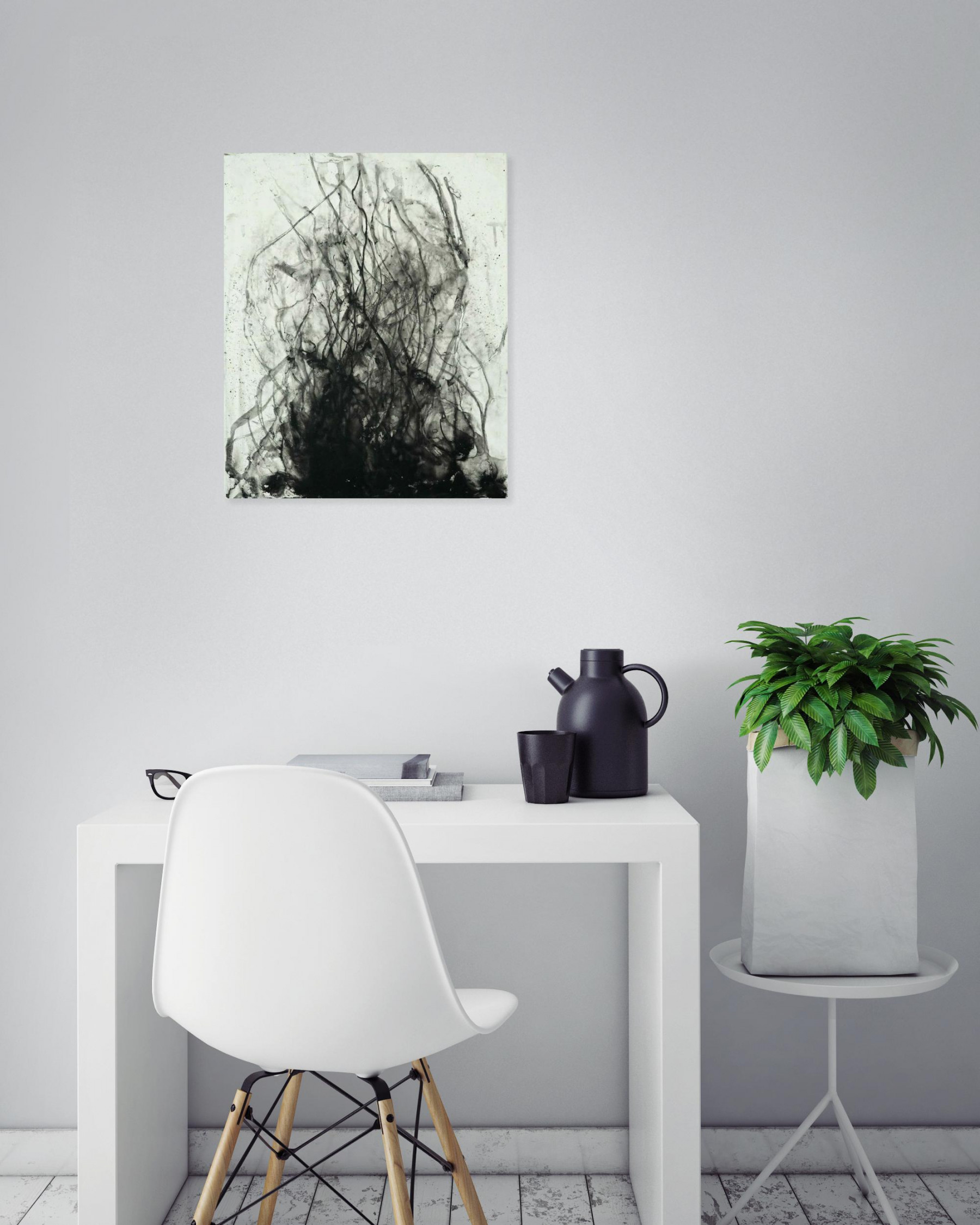 Jérémy Jacquin, Flame, painting - Artalistic online contemporary art buying and selling gallery