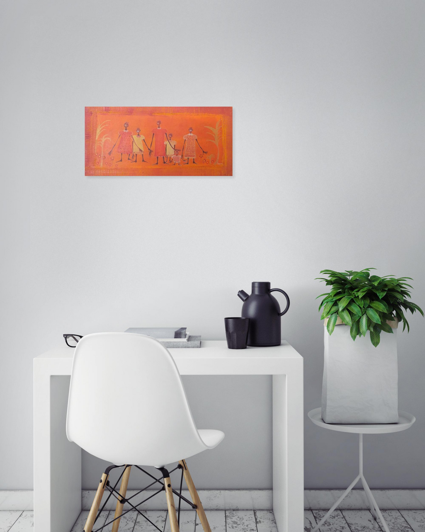 Claudine Loquen, Famille, painting - Artalistic online contemporary art buying and selling gallery