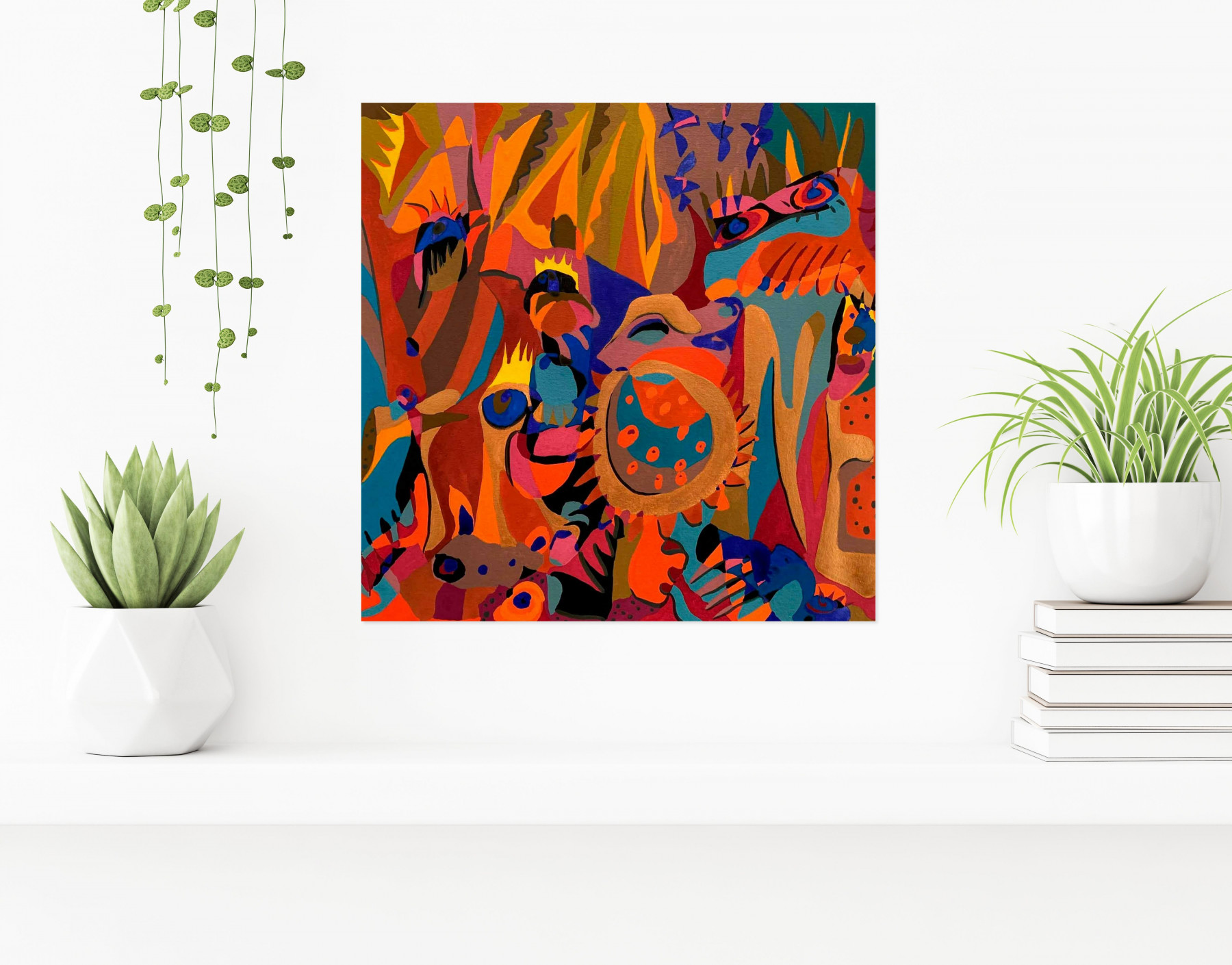 Philippe Fristch, Trône, painting - Artalistic online contemporary art buying and selling gallery