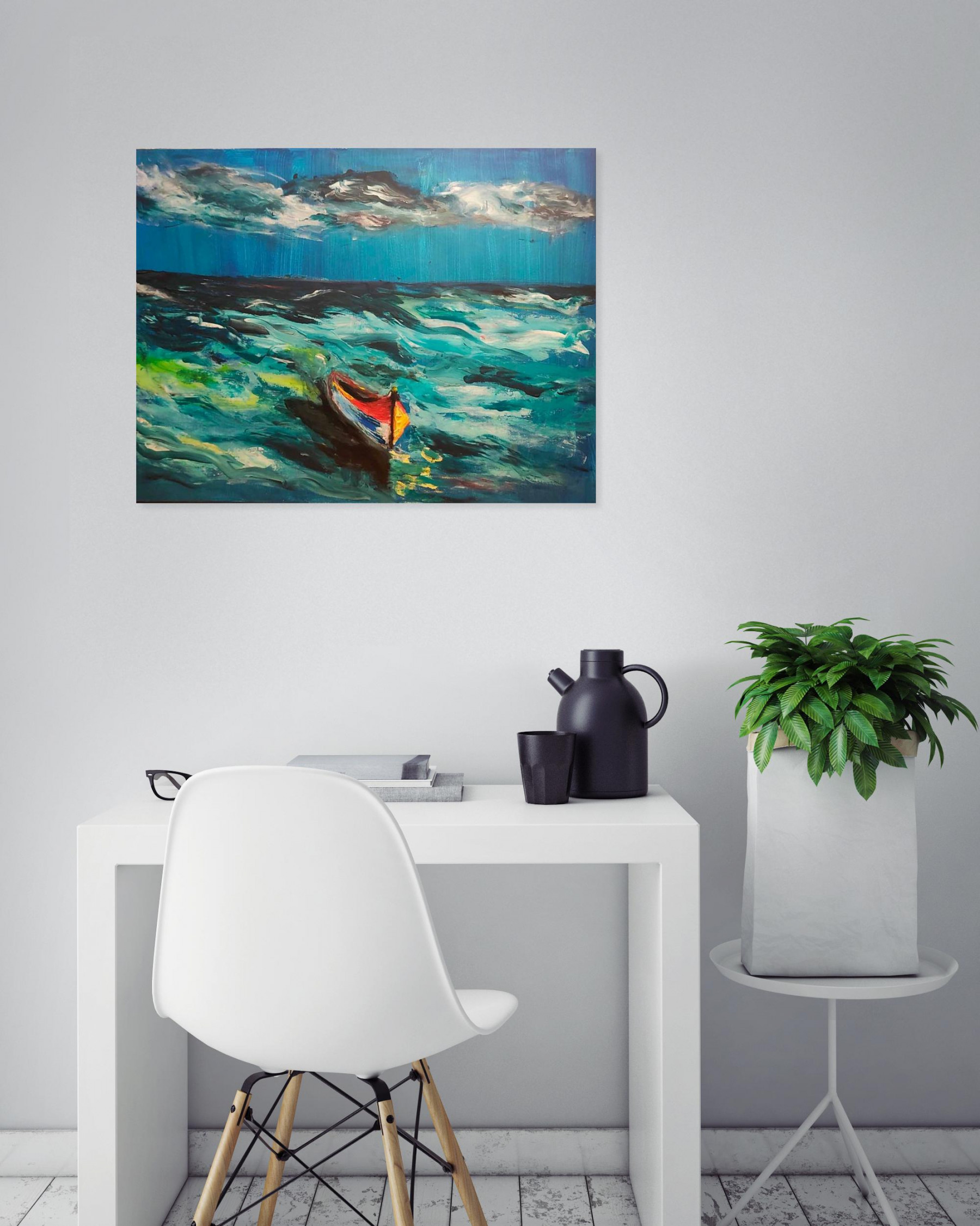 Tissa, Aimlessly, painting - Artalistic online contemporary art buying and selling gallery