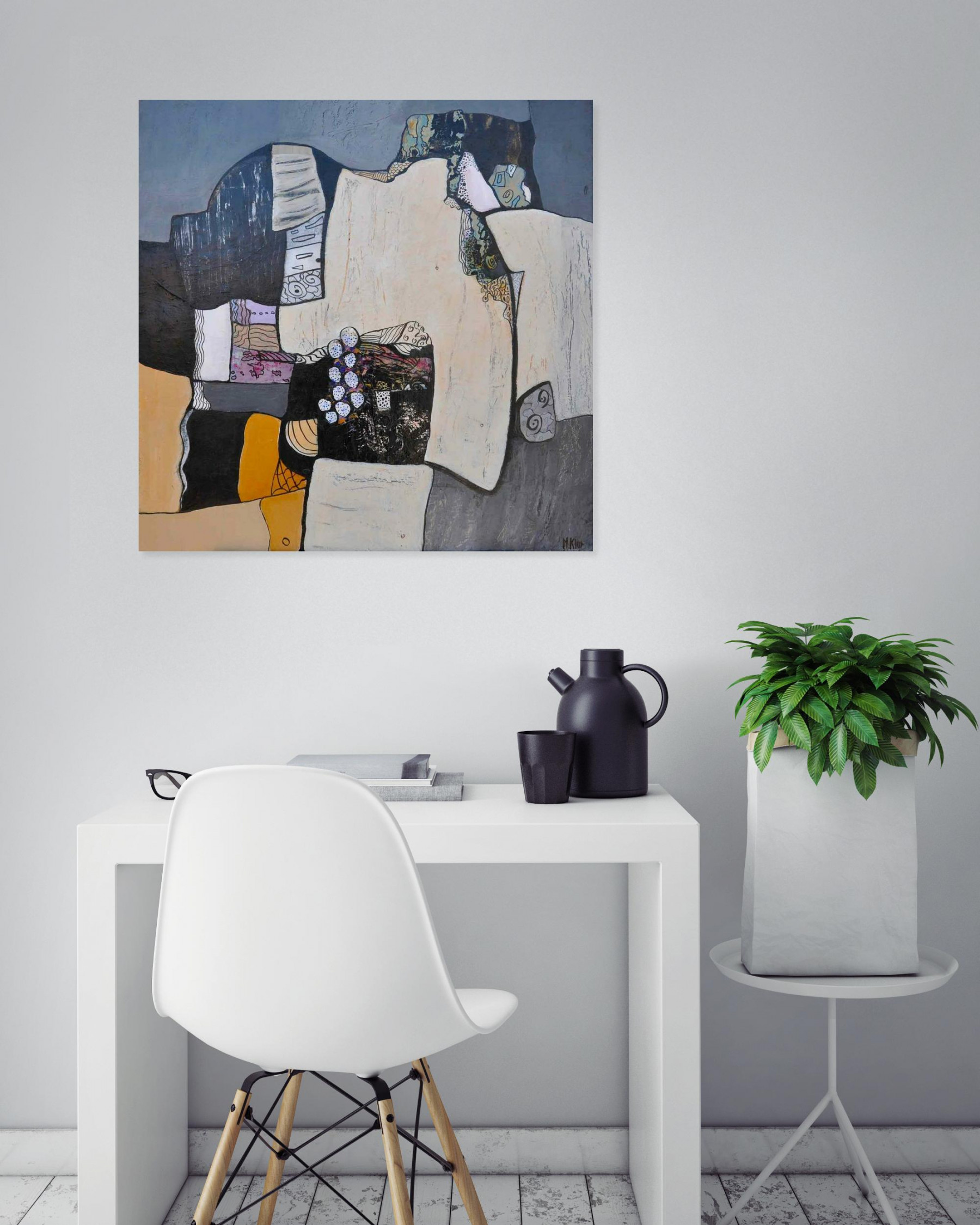 Michele Klur, Insolite, painting - Artalistic online contemporary art buying and selling gallery