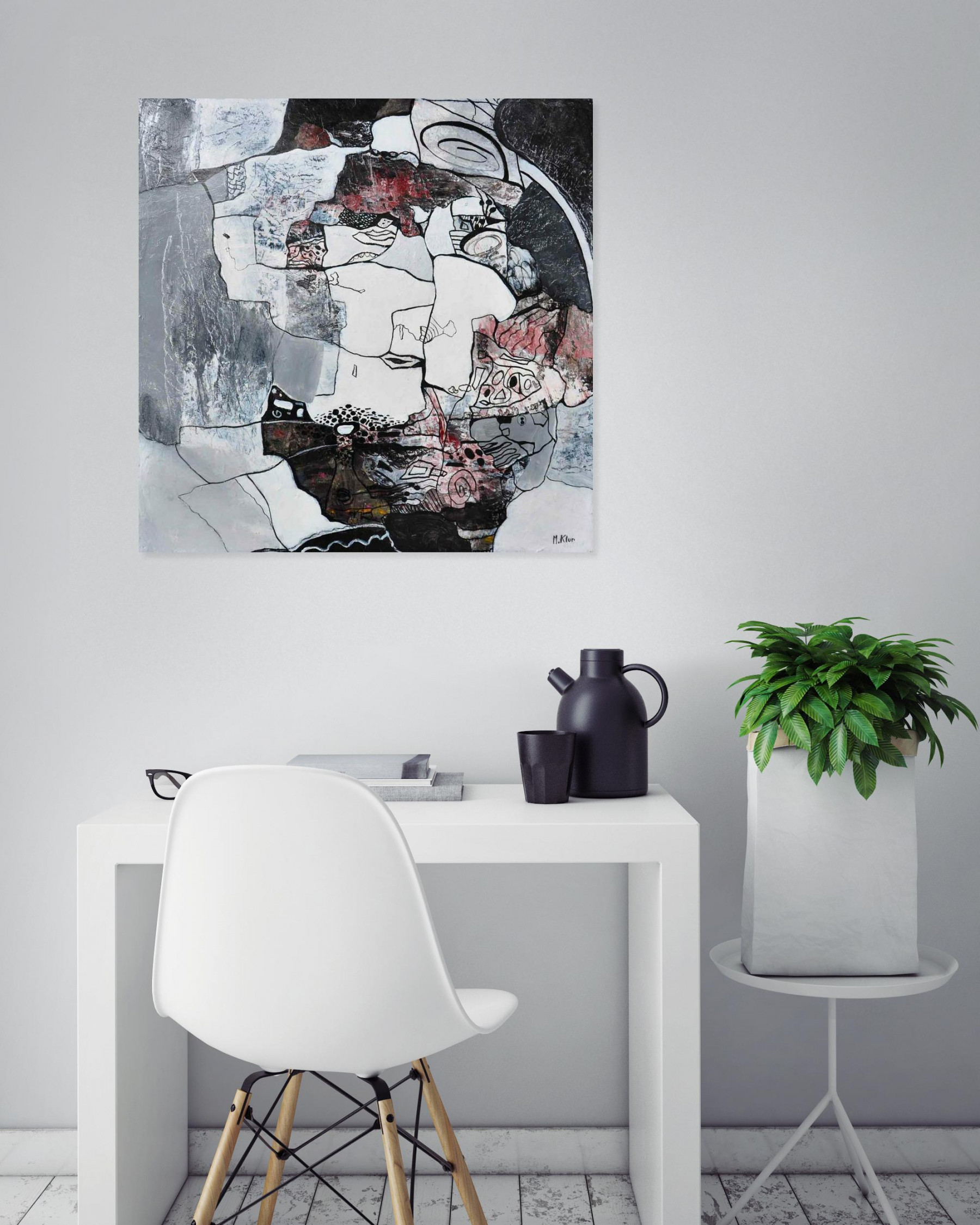 Michele Klur, Visions terrestres, painting - Artalistic online contemporary art buying and selling gallery