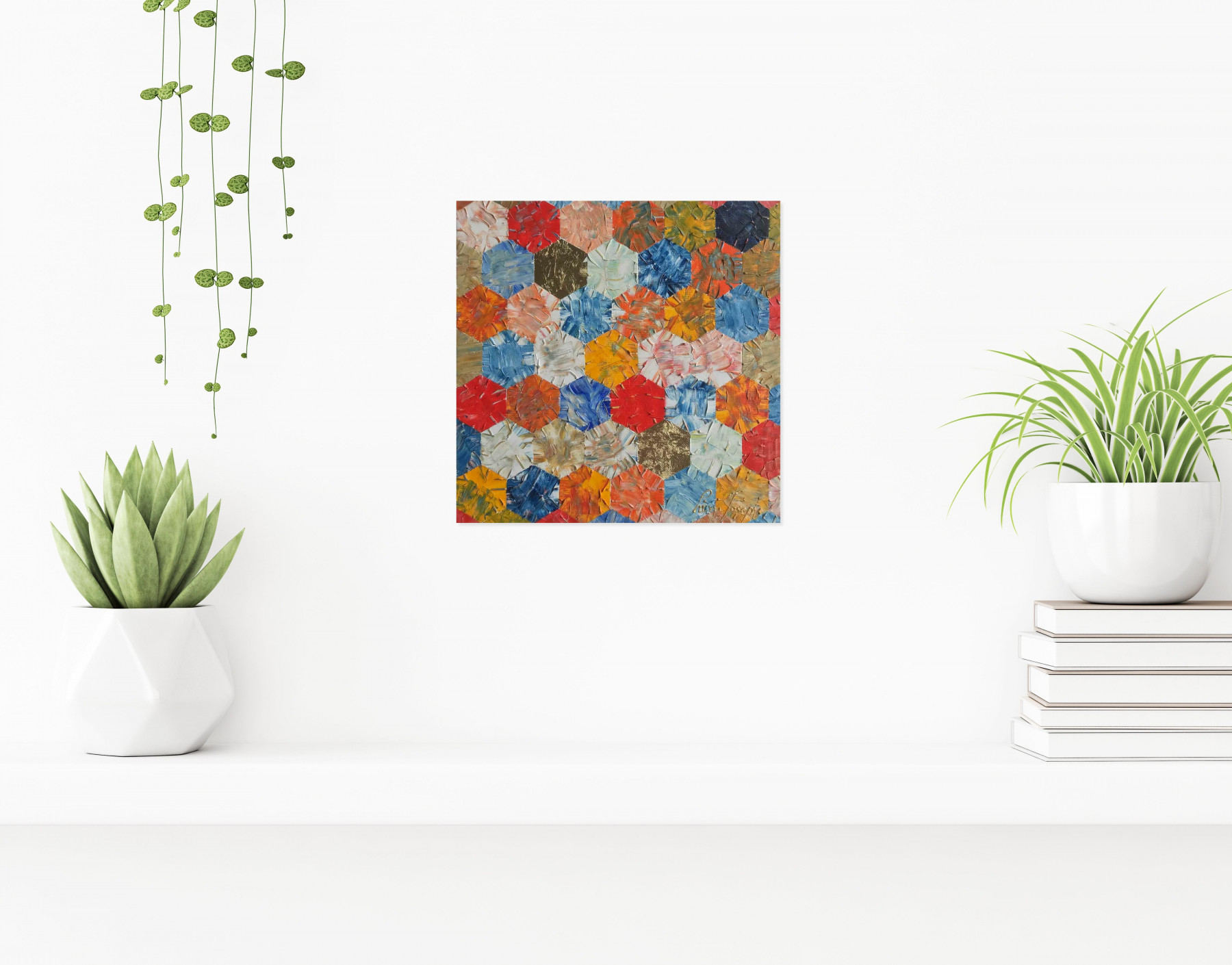 Pierre Joseph, Mosaic patchwork, painting - Artalistic online contemporary art buying and selling gallery