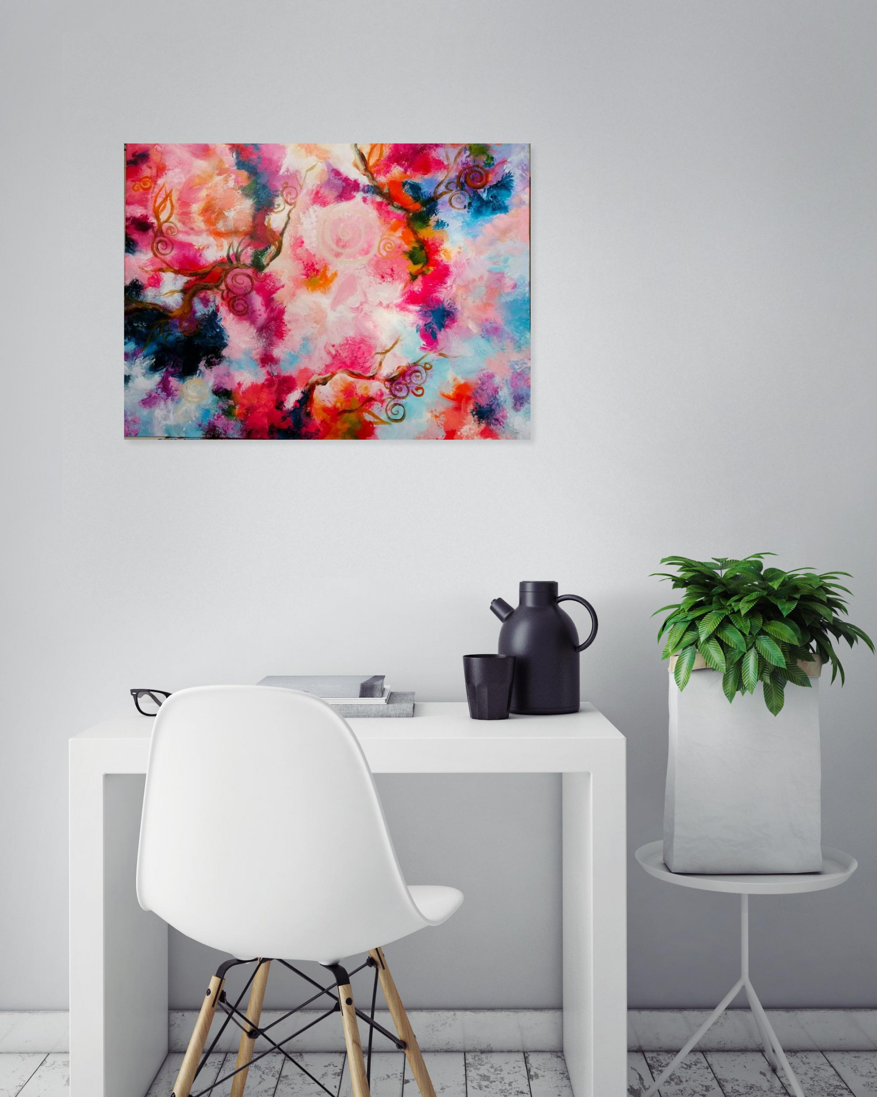 Irène Mahon, spirales, painting - Artalistic online contemporary art buying and selling gallery