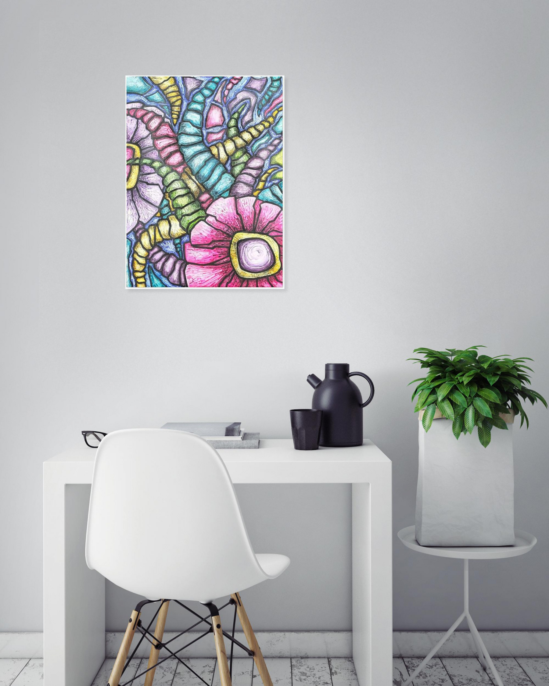 Giselle Ebermeyer, abstract painting, painting - Artalistic online contemporary art buying and selling gallery