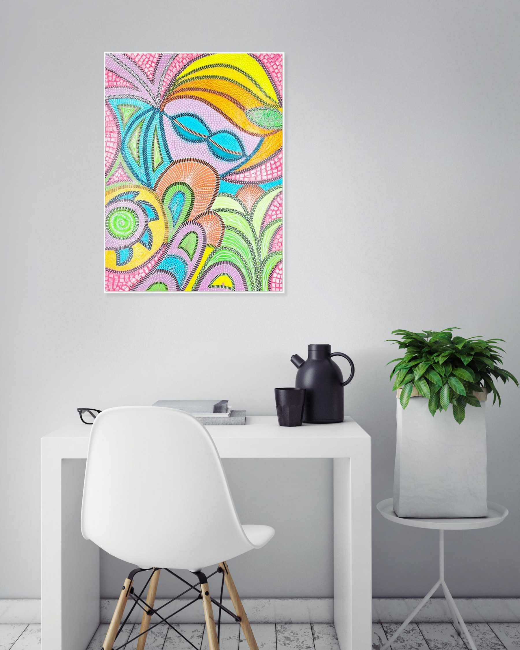 Giselle Ebermeyer, Abstract painting, painting - Artalistic online contemporary art buying and selling gallery