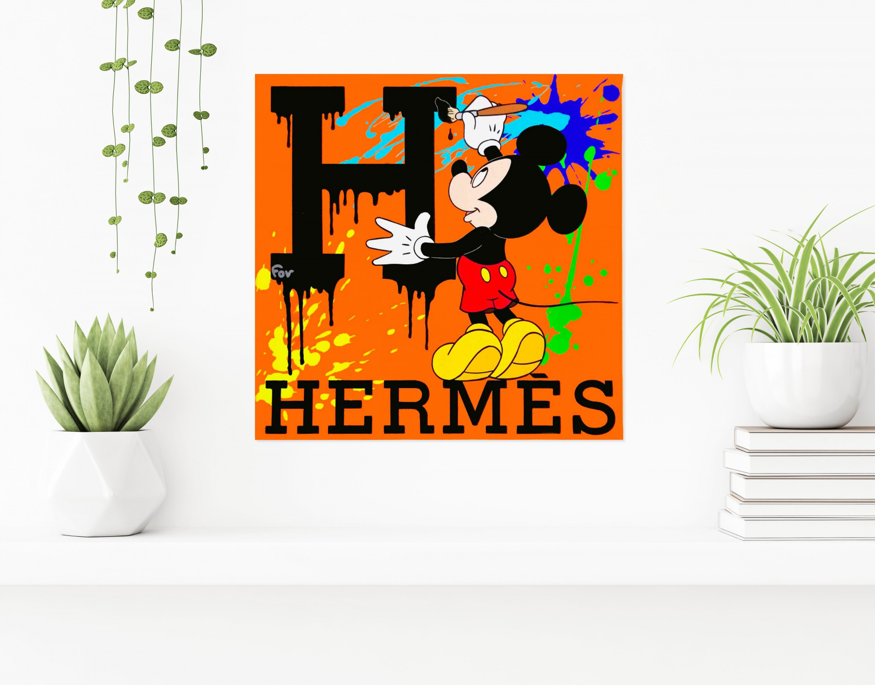 Fov, Hermès, painting - Artalistic online contemporary art buying and selling gallery