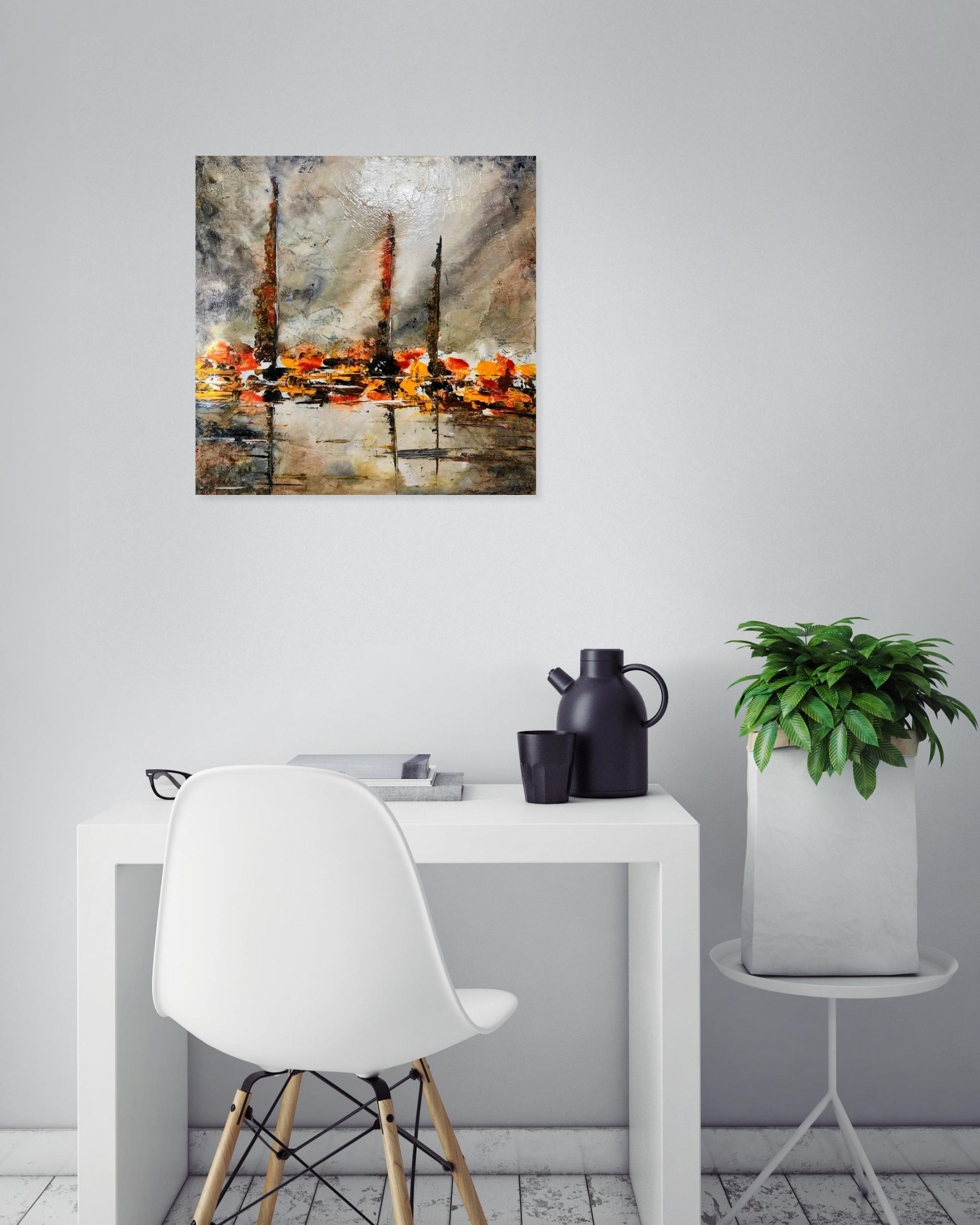 Karl Blanchet, Agitation, painting - Artalistic online contemporary art buying and selling gallery