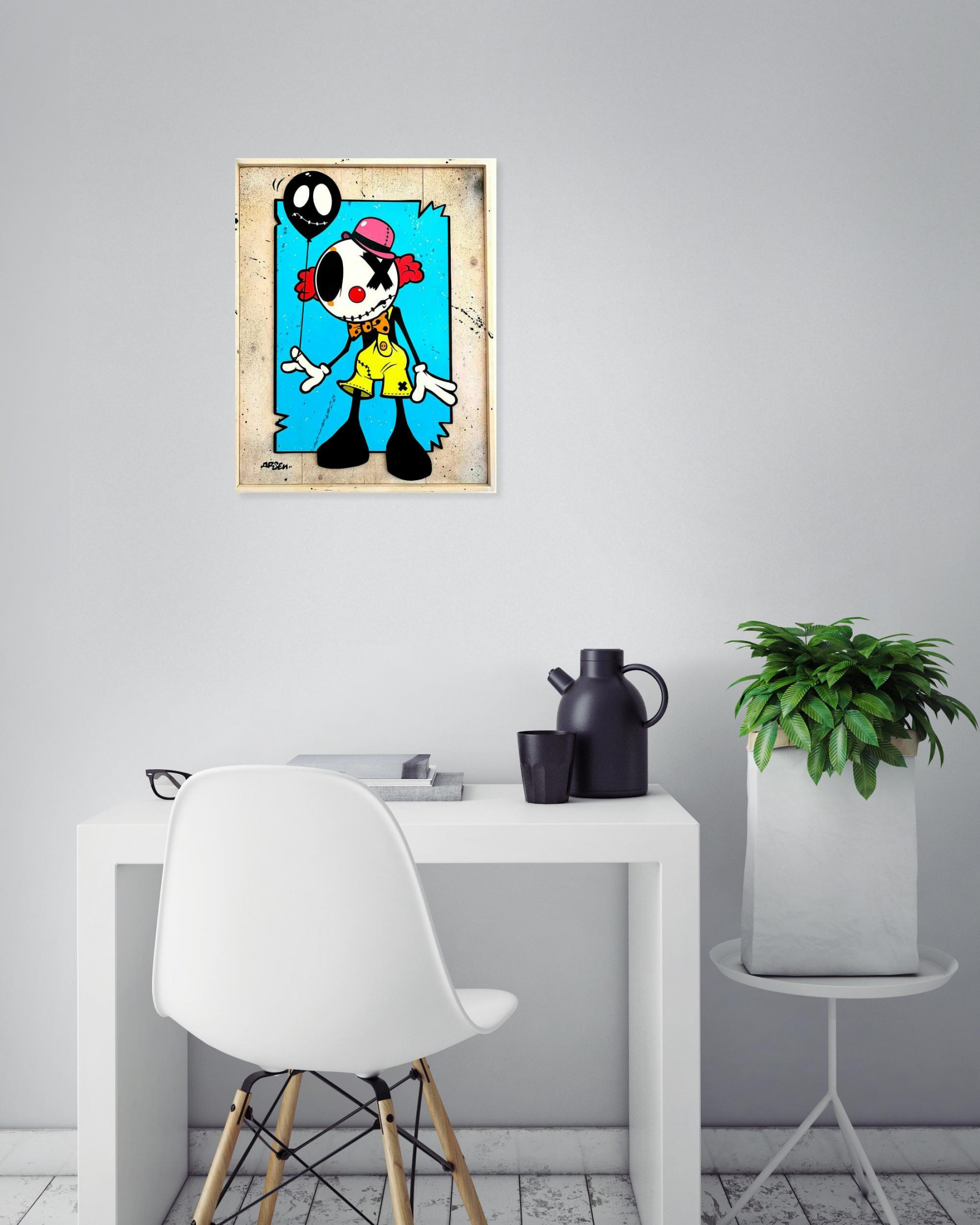 Arsen, Klownerie, painting - Artalistic online contemporary art buying and selling gallery