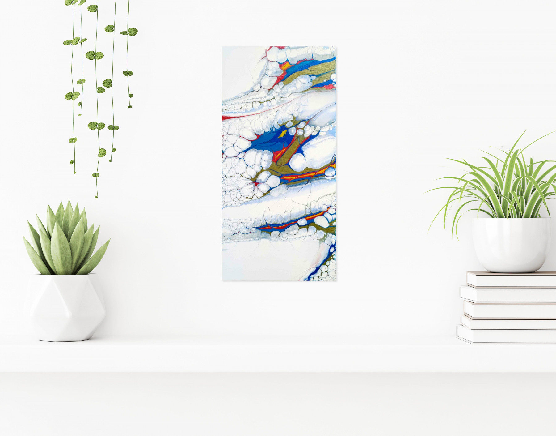 Svetlana Kazieva, Médiéval floral motives 1, painting - Artalistic online contemporary art buying and selling gallery