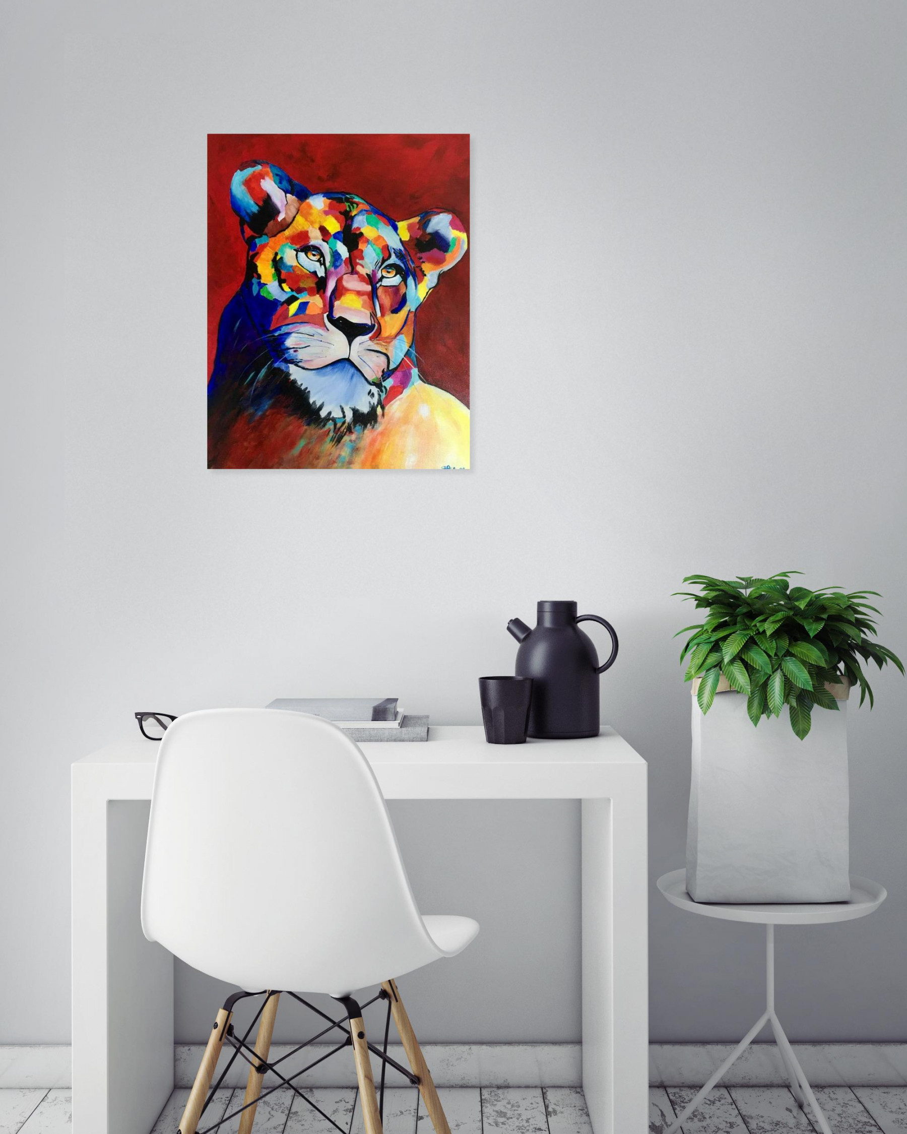 Françoise Augustine, Elsa, painting - Artalistic online contemporary art buying and selling gallery