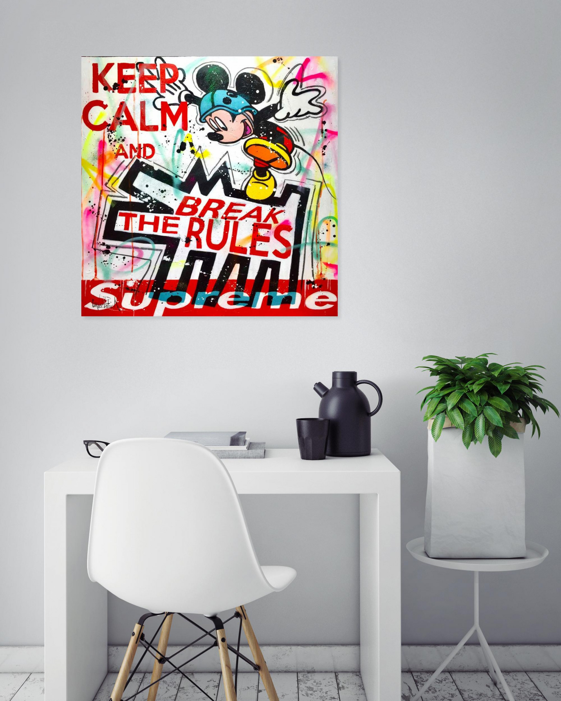 Patrick Cornée, Mickey, painting - Artalistic online contemporary art buying and selling gallery