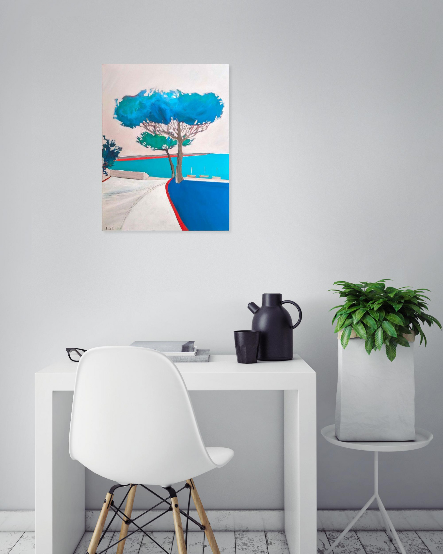 Benoit Guérin, Seaside, painting - Artalistic online contemporary art buying and selling gallery