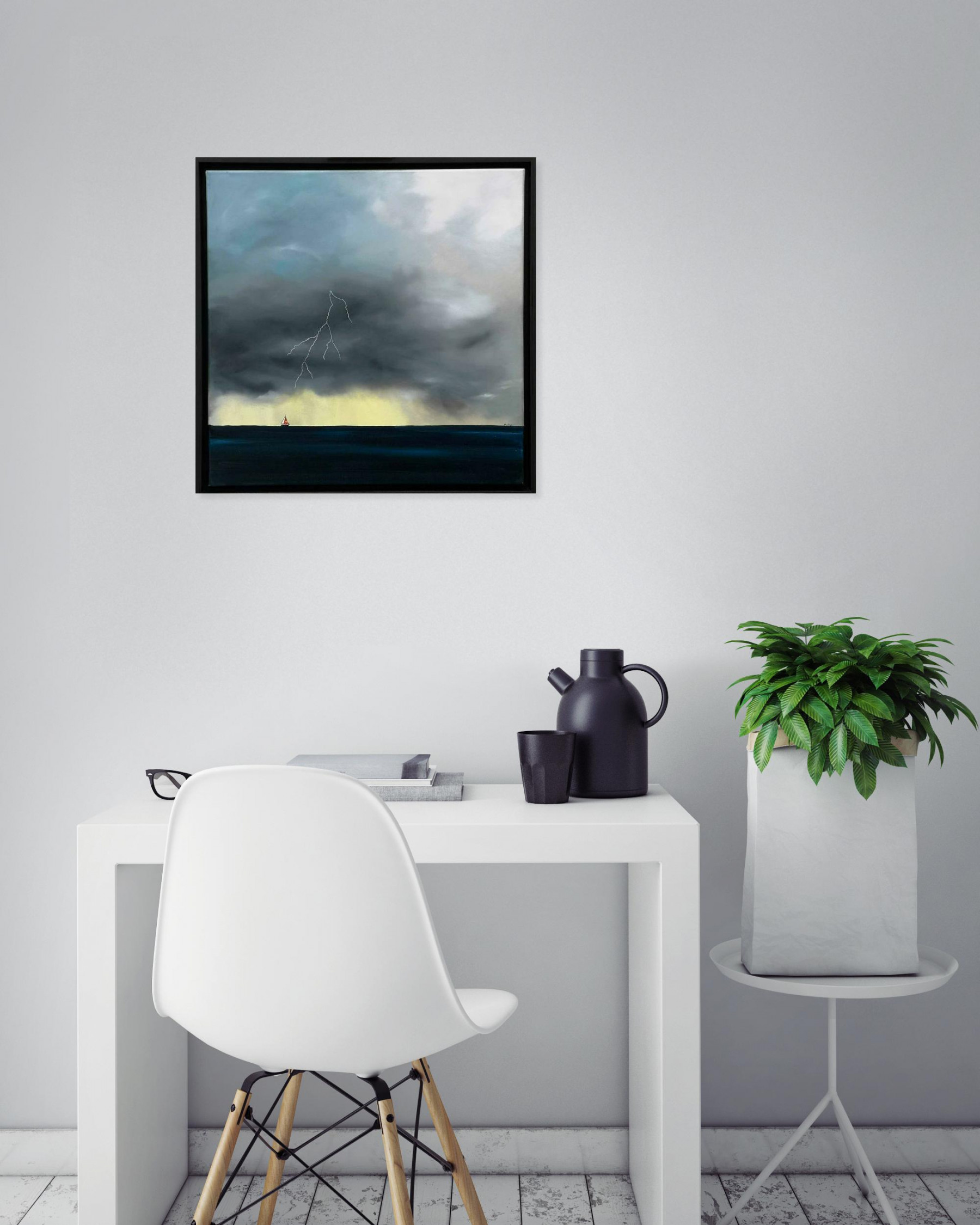 Meskar, avant le déluge, painting - Artalistic online contemporary art buying and selling gallery