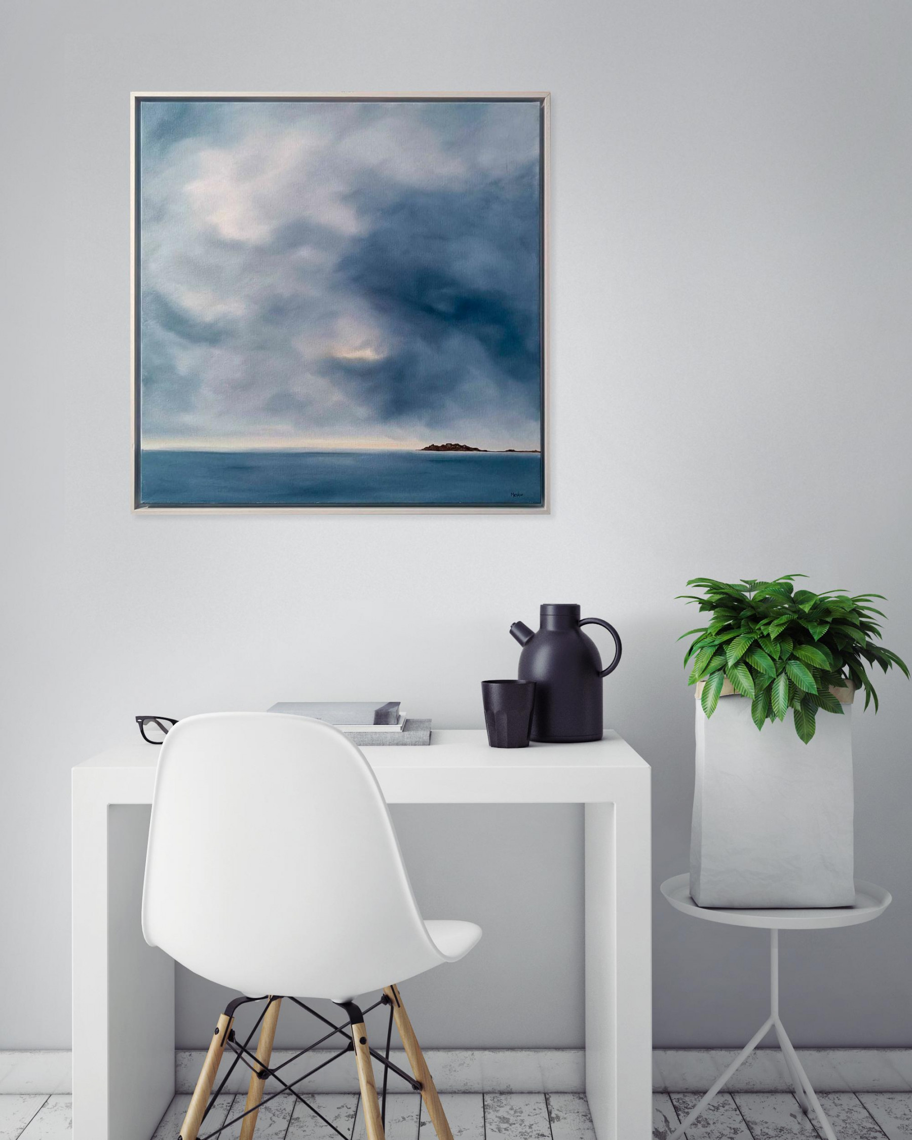 Meskar, L'eau de là, painting - Artalistic online contemporary art buying and selling gallery