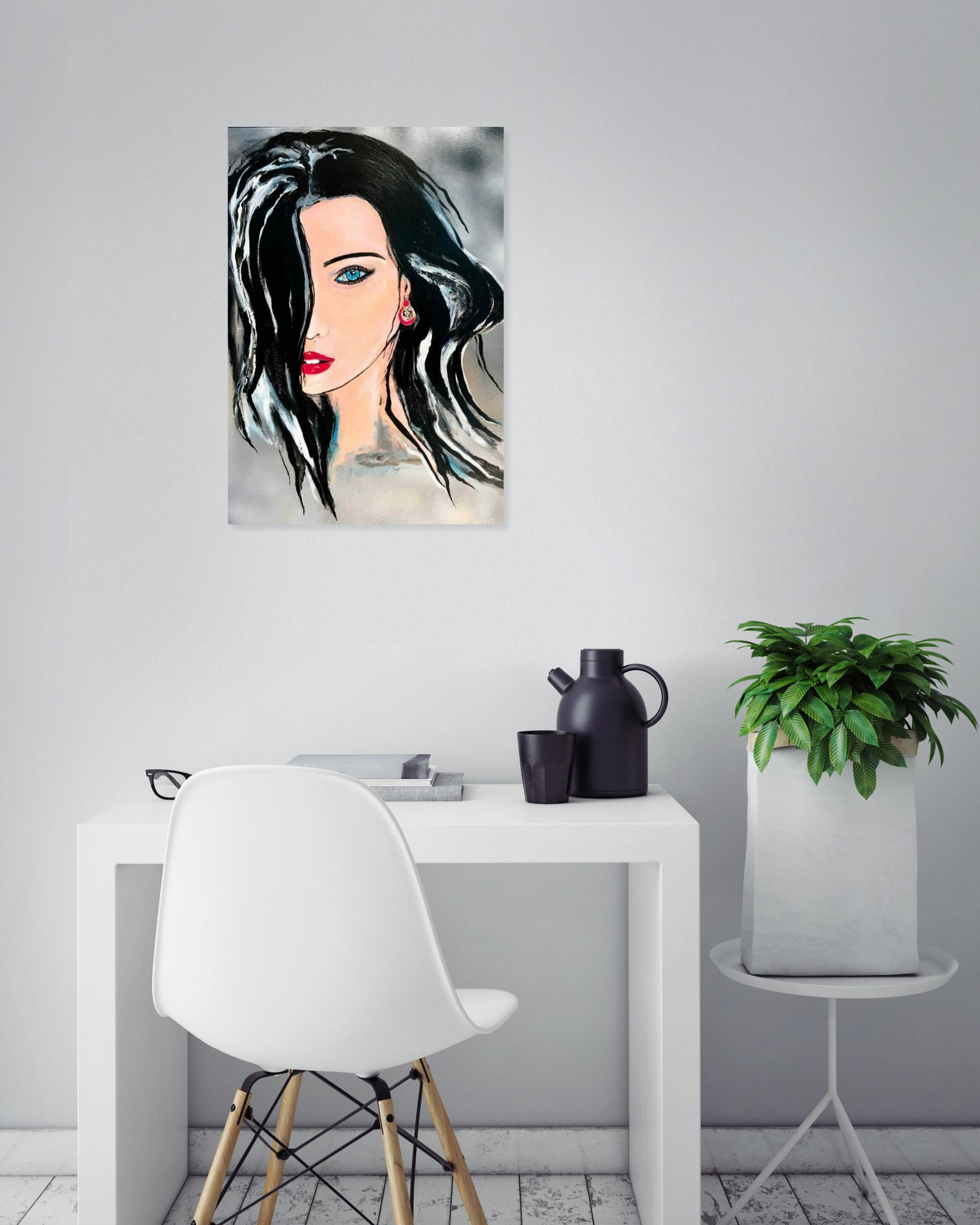 Nicolas Postec, Eve, painting - Artalistic online contemporary art buying and selling gallery
