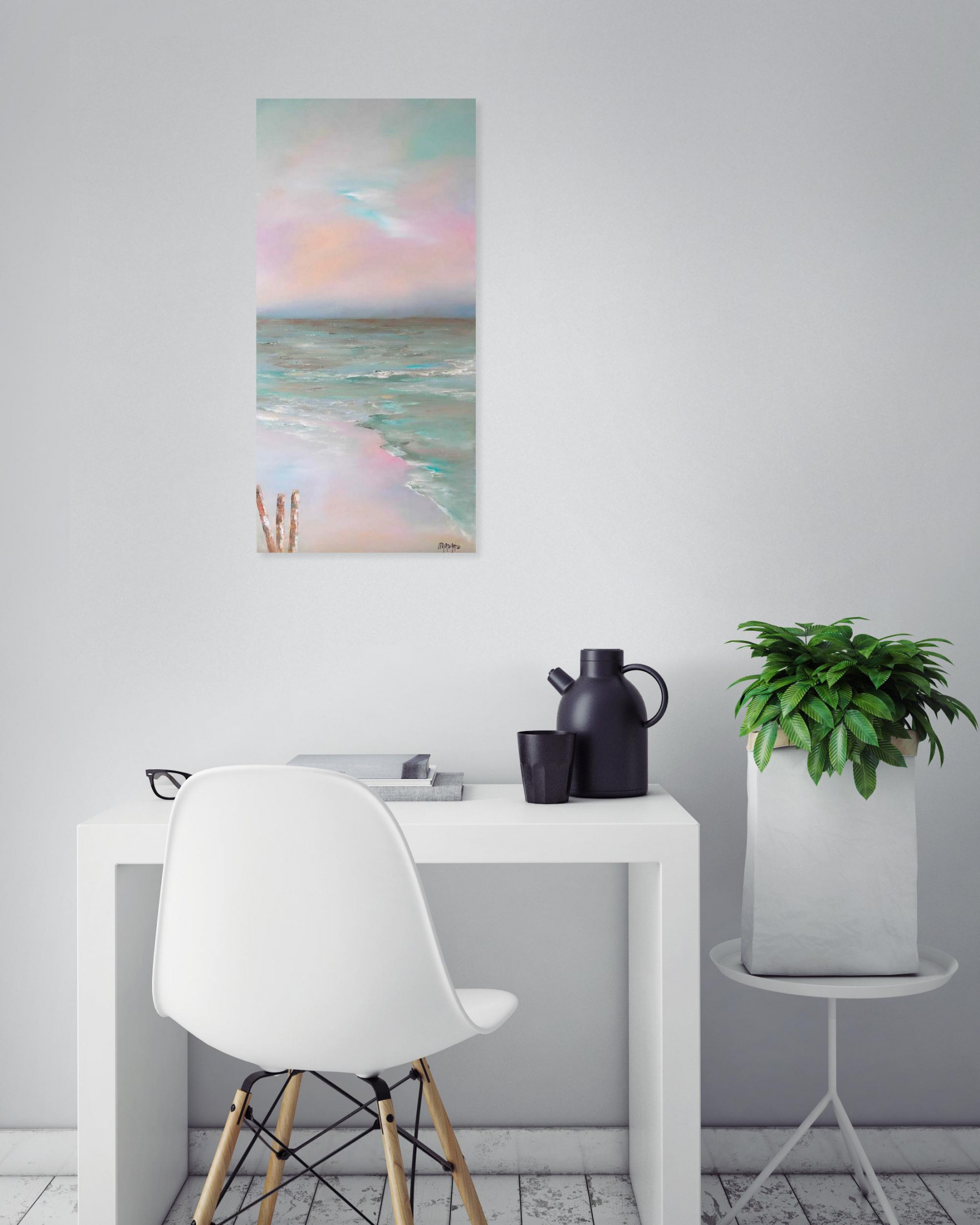 Martine Grégoire, Marée basse, painting - Artalistic online contemporary art buying and selling gallery