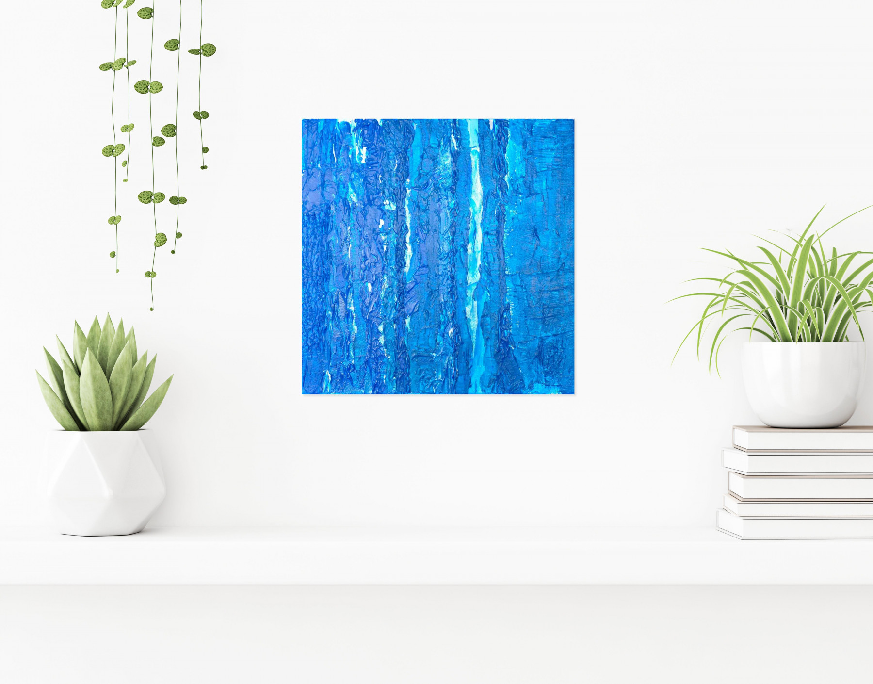Bridg', En bleu, painting - Artalistic online contemporary art buying and selling gallery