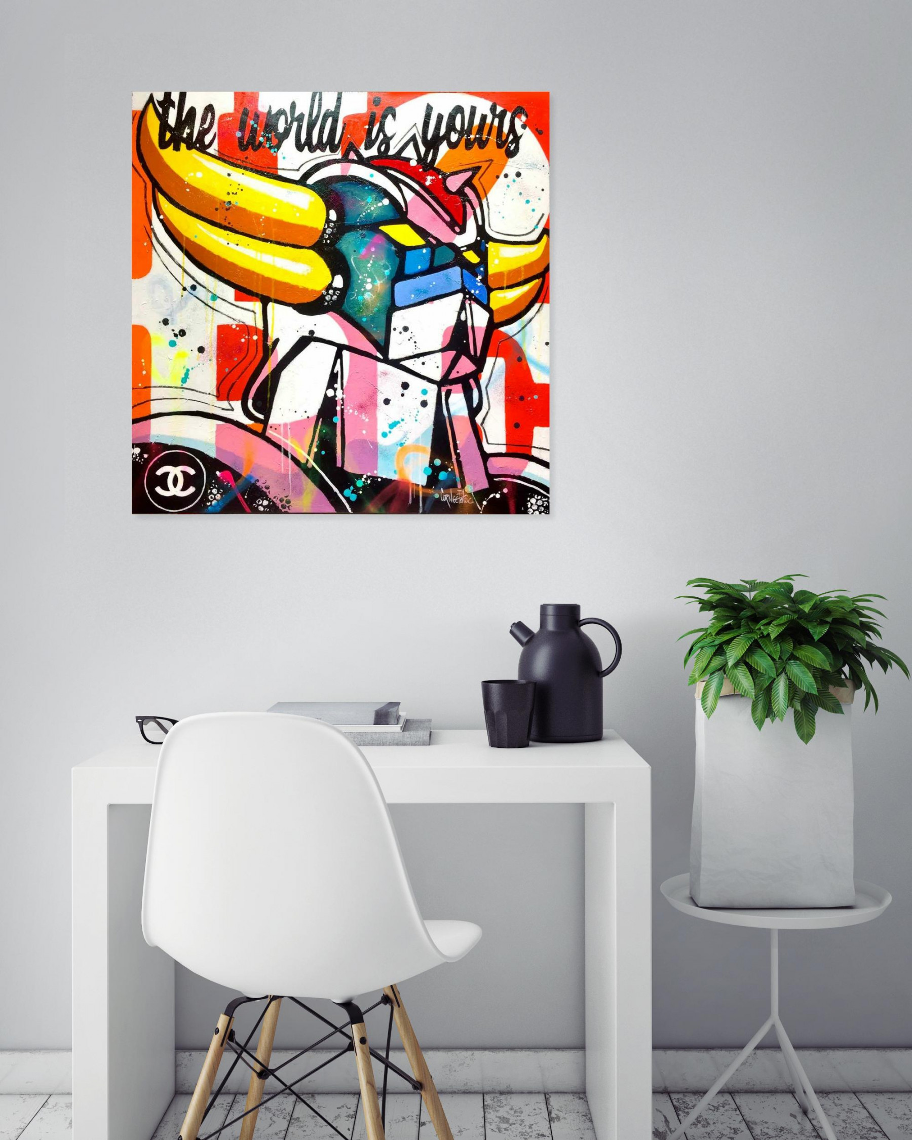 Patrick Cornée, My name is Goldorak, painting - Artalistic online contemporary art buying and selling gallery