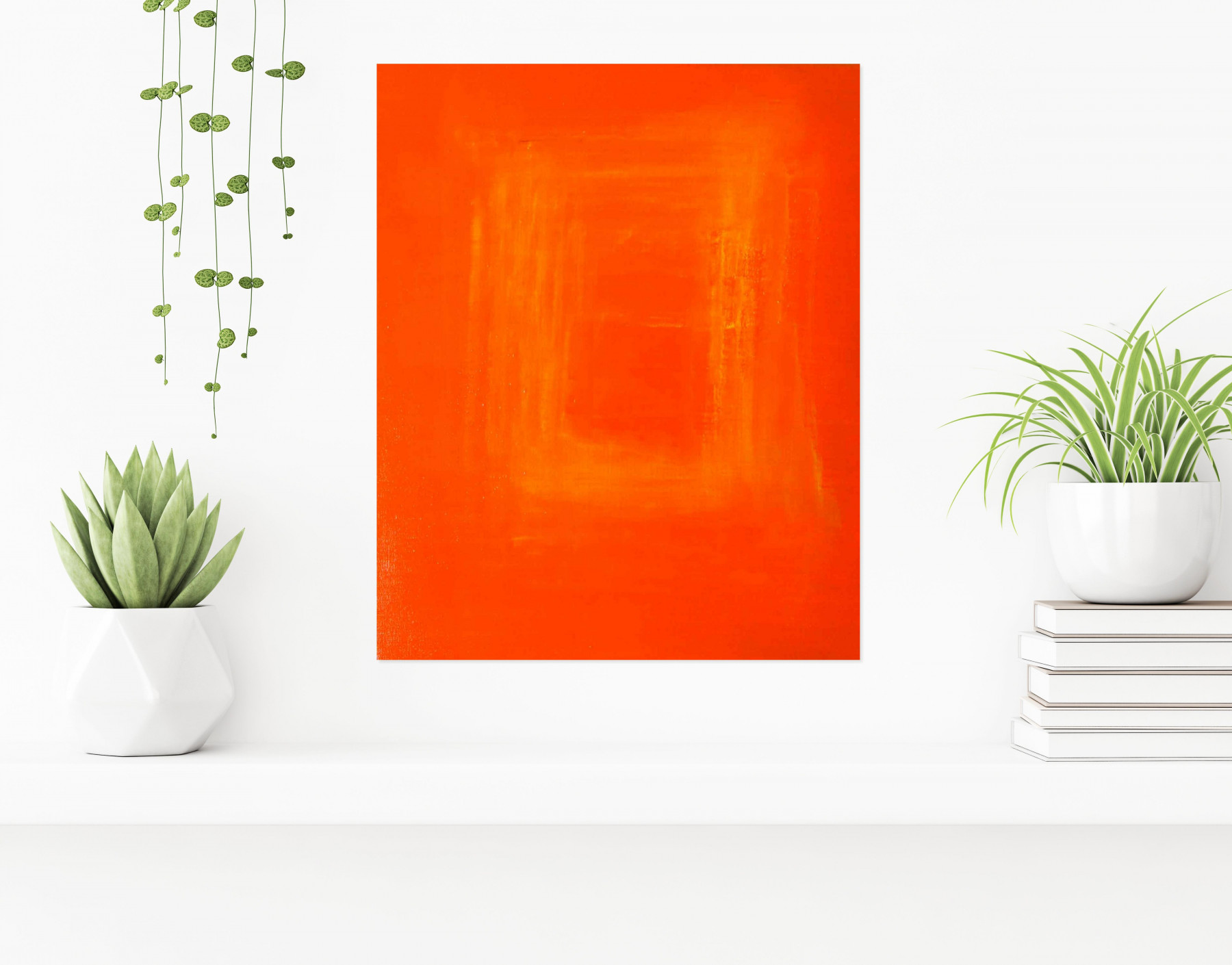 Nicolas Vasse, Orange 1, painting - Artalistic online contemporary art buying and selling gallery