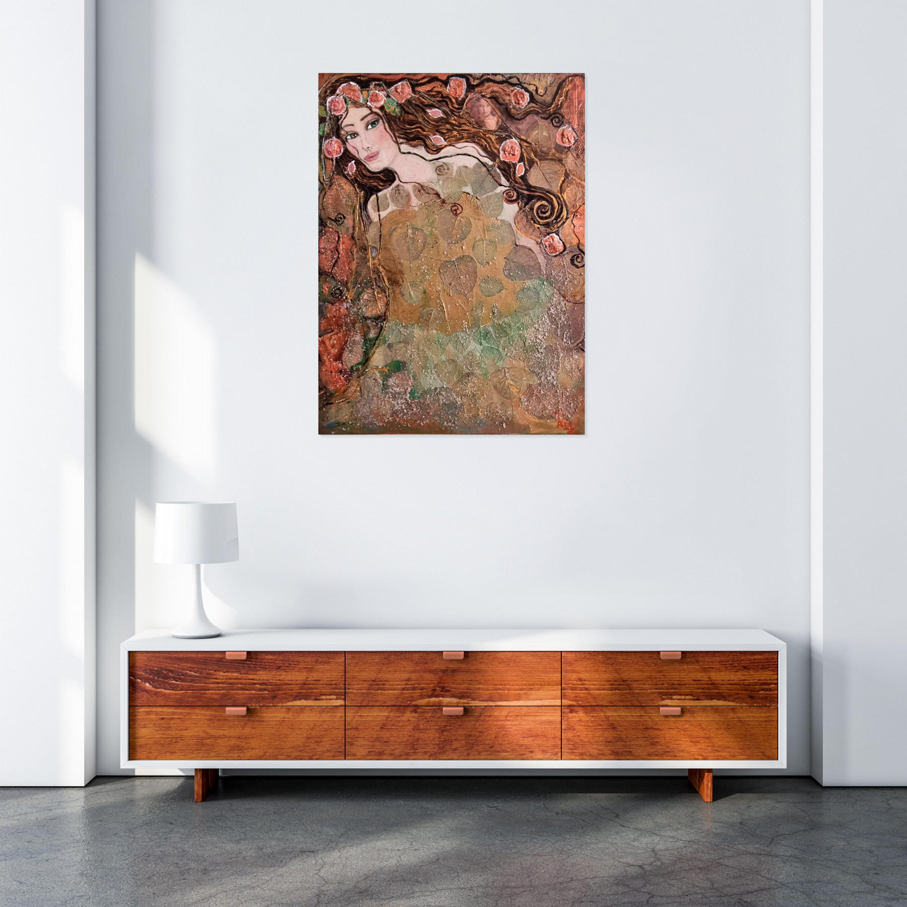 Anne-Marie Zylberman, La Sylphide, painting - Artalistic online contemporary art buying and selling gallery