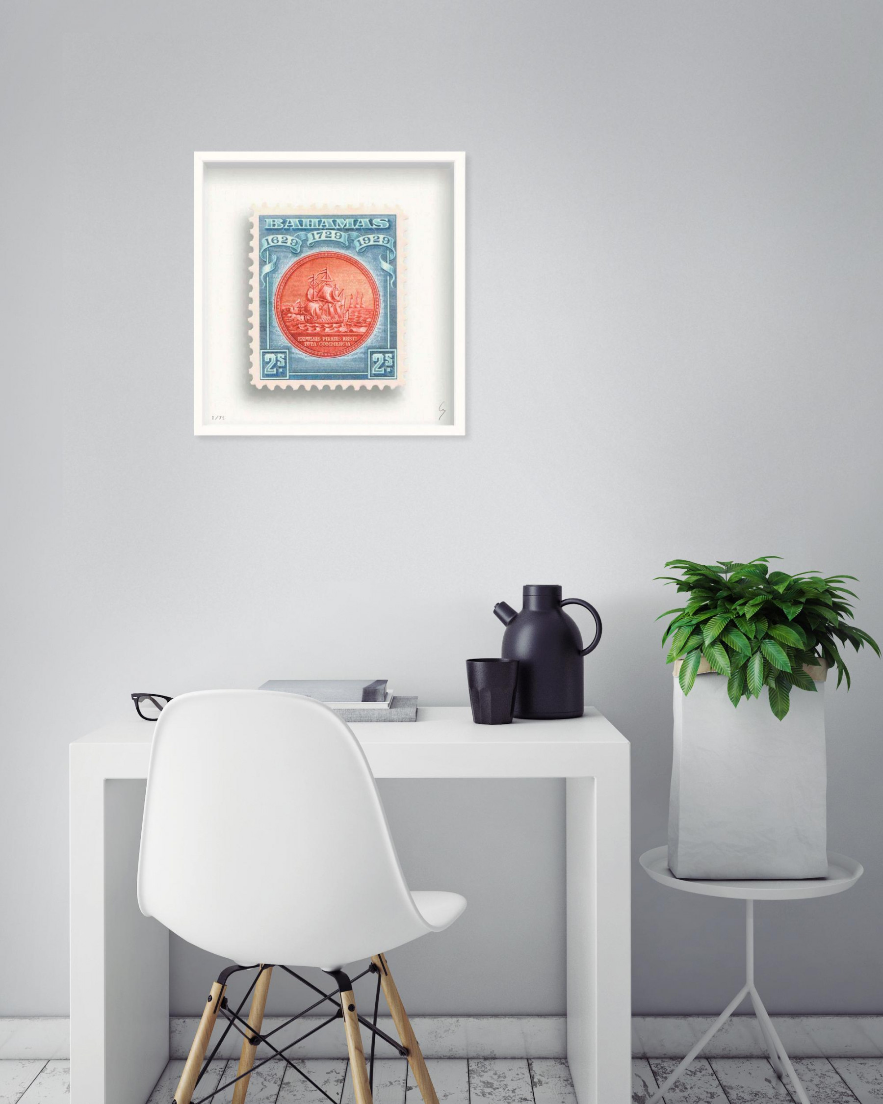 Guy Bee, Bahamas Stamp, Edition - Artalistic online contemporary art buying and selling gallery