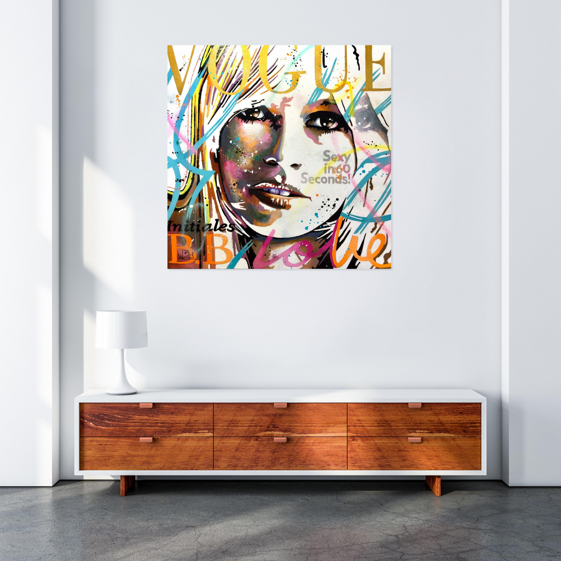 Patrick Cornée, Brigitte Bardot, painting - Artalistic online contemporary art buying and selling gallery