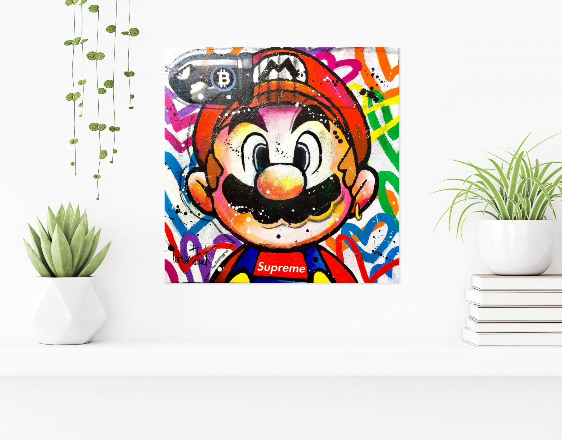 Patrick Cornée, Mario, painting - Artalistic online contemporary art buying and selling gallery