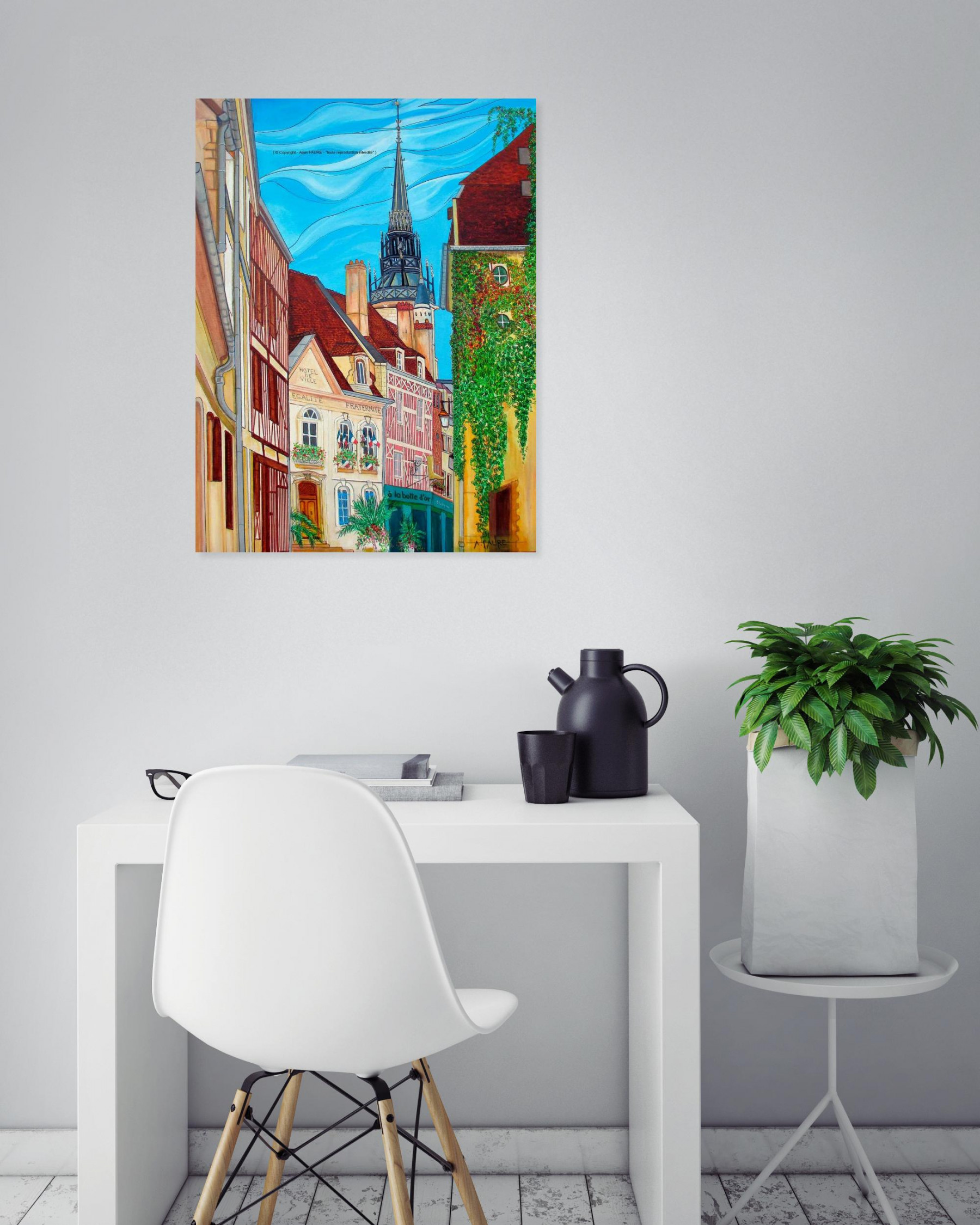 Alain Faure, Auxerre, painting - Artalistic online contemporary art buying and selling gallery