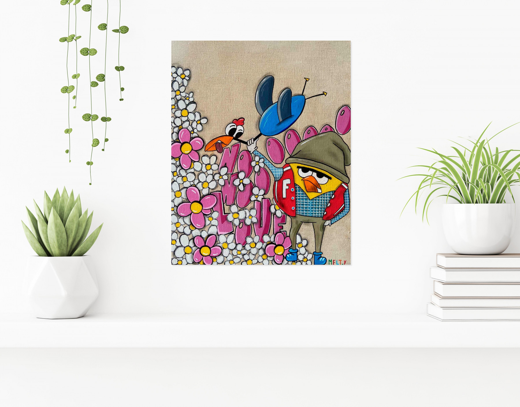 Melt.y, Couic, painting - Artalistic online contemporary art buying and selling gallery