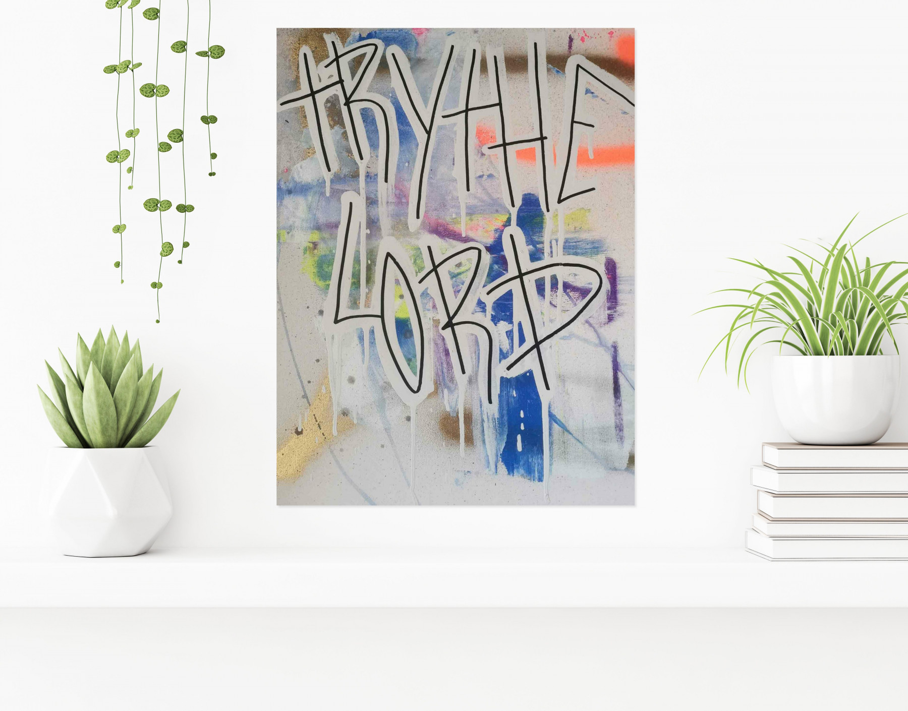 Karl Lagasse, Try the lord, painting - Artalistic online contemporary art buying and selling gallery