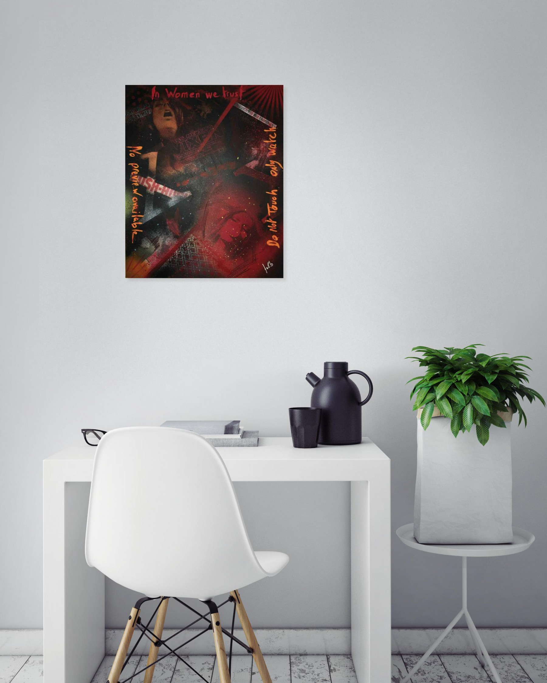 Fa2b, Woman power, painting - Artalistic online contemporary art buying and selling gallery