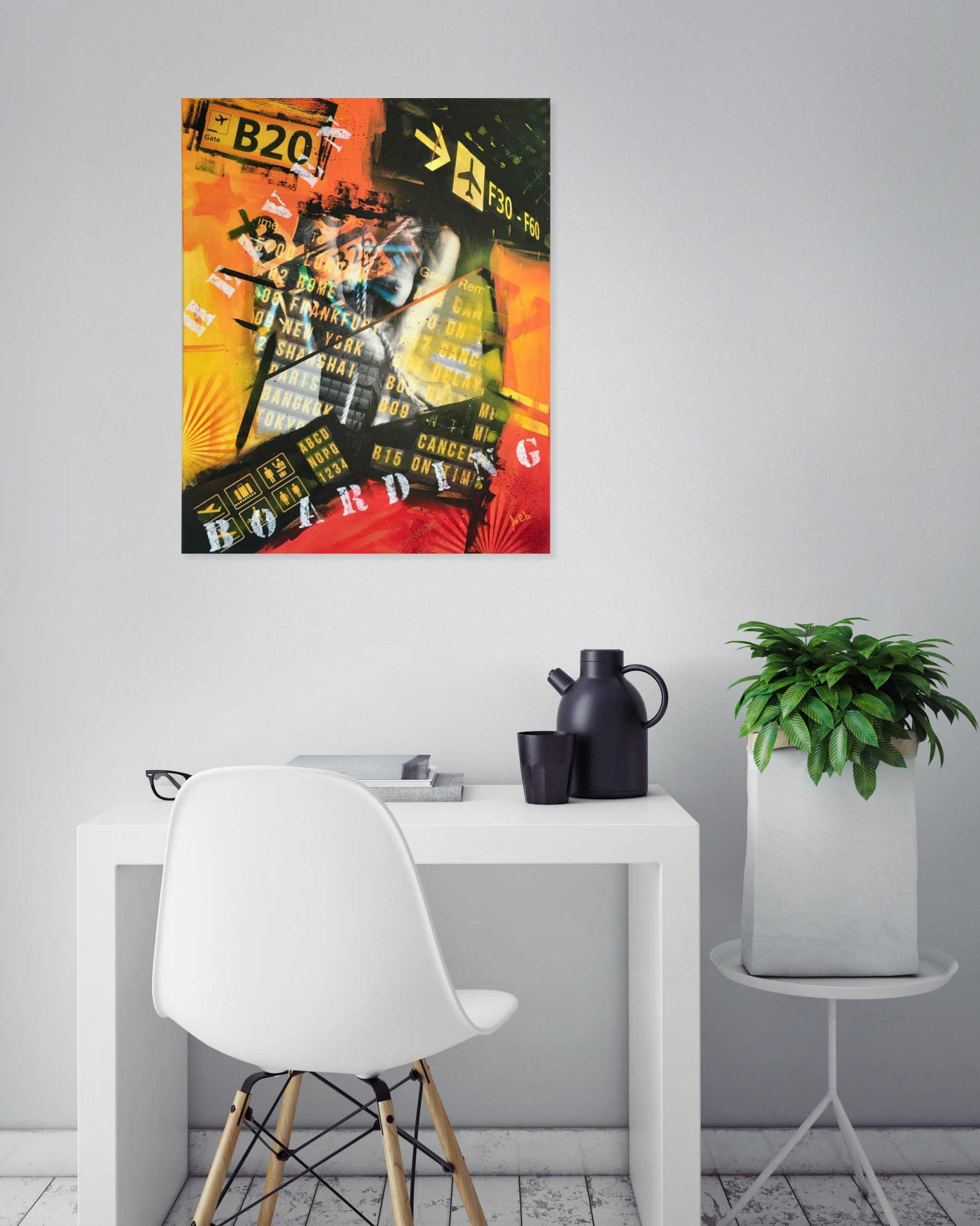 Fa2b, Travel so far, painting - Artalistic online contemporary art buying and selling gallery