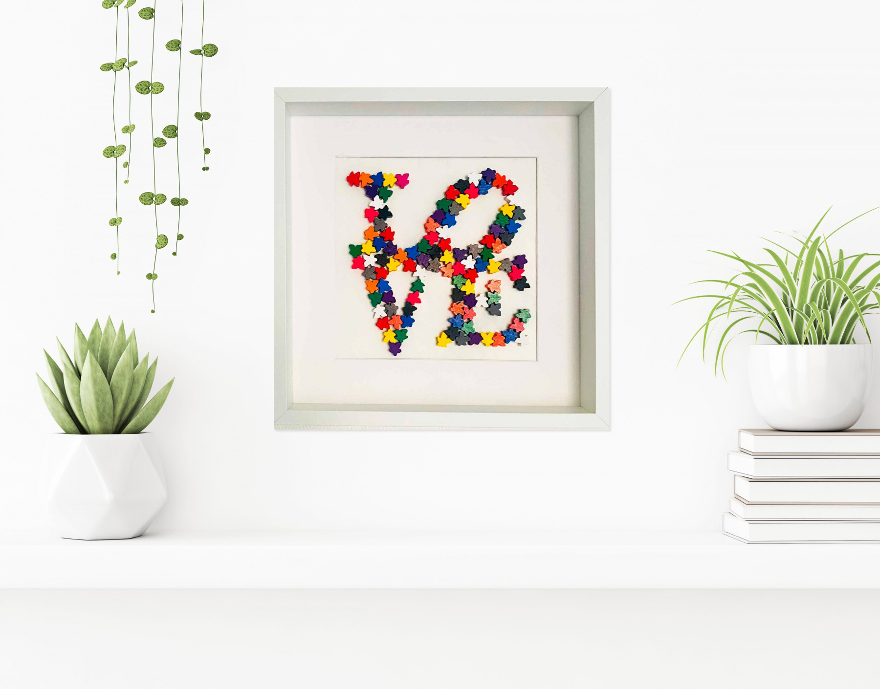 Andrea Van der Hoeven, Love Meeples, painting - Artalistic online contemporary art buying and selling gallery