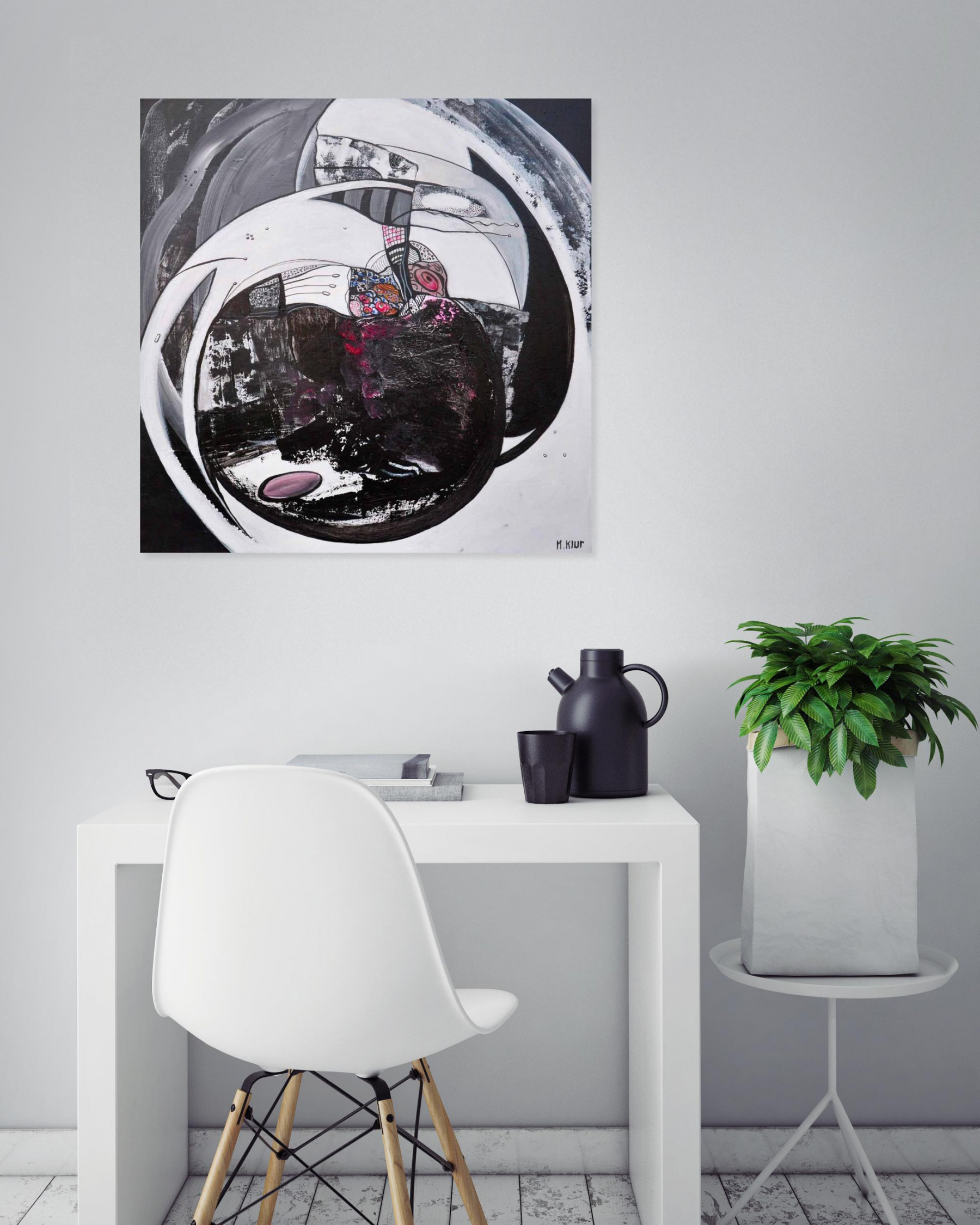 Michele Klur, Buller, painting - Artalistic online contemporary art buying and selling gallery