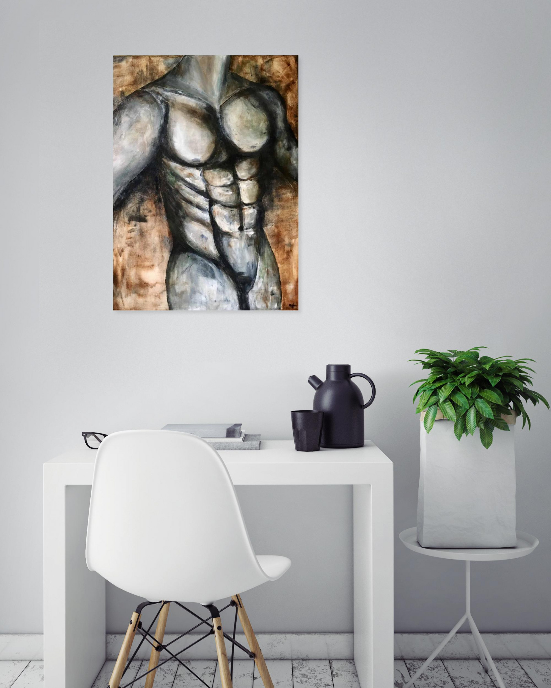 Françoise Augustine, Vorenus, painting - Artalistic online contemporary art buying and selling gallery