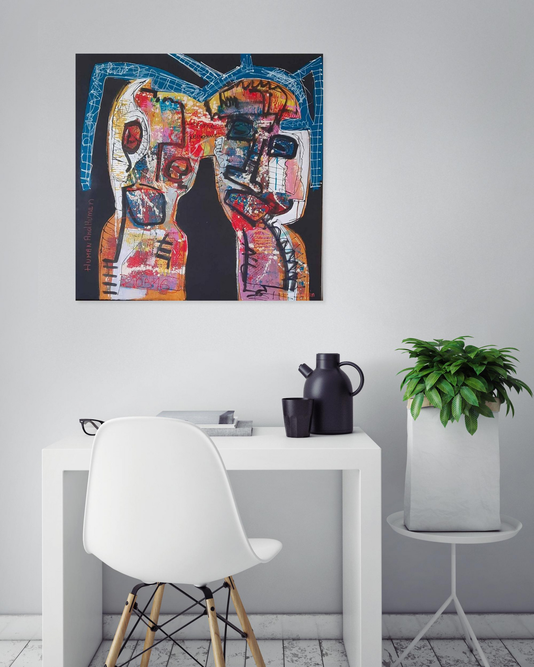 Eric Stein, tu viens 2, painting - Artalistic online contemporary art buying and selling gallery