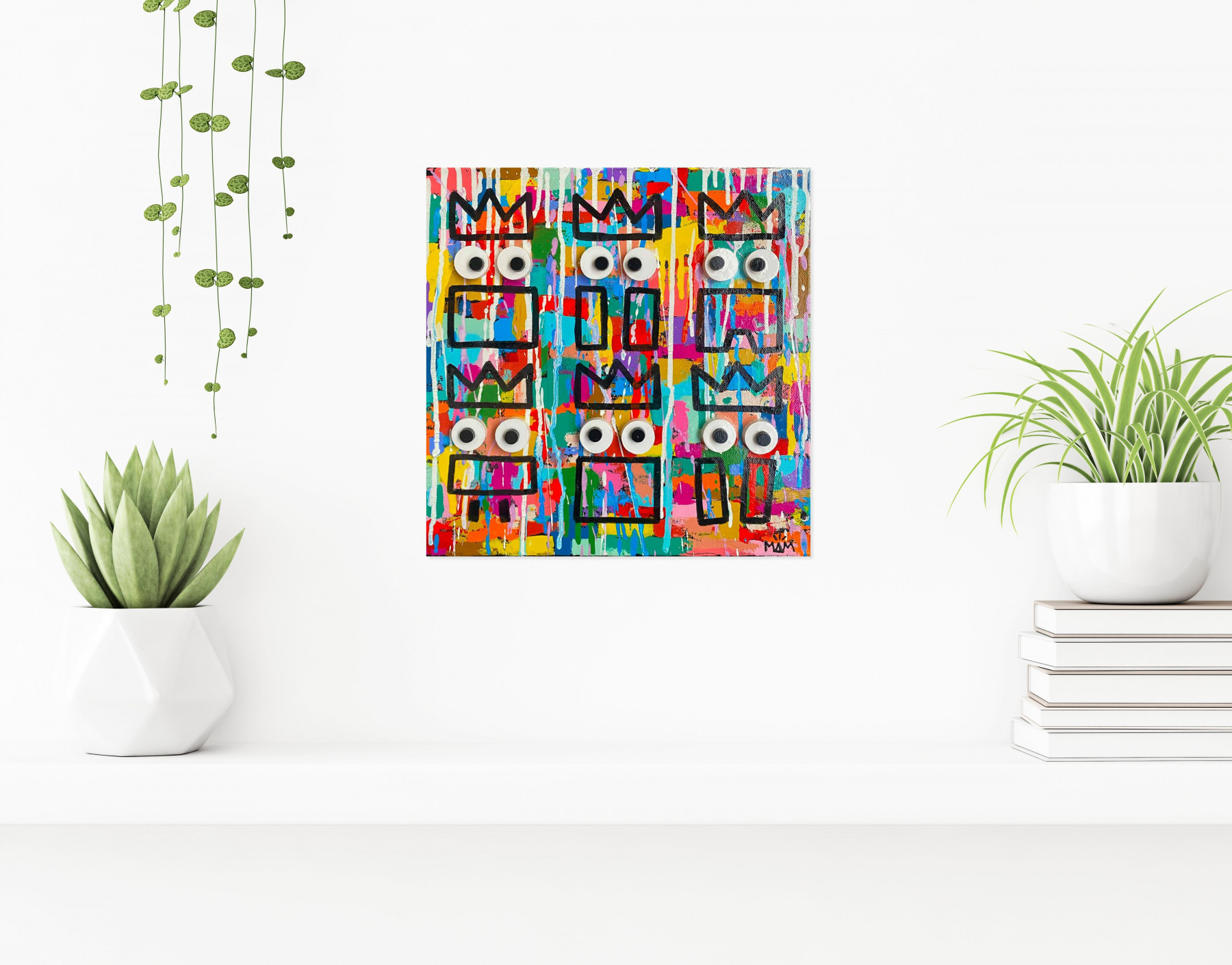 Mam, Mes potes, painting - Artalistic online contemporary art buying and selling gallery