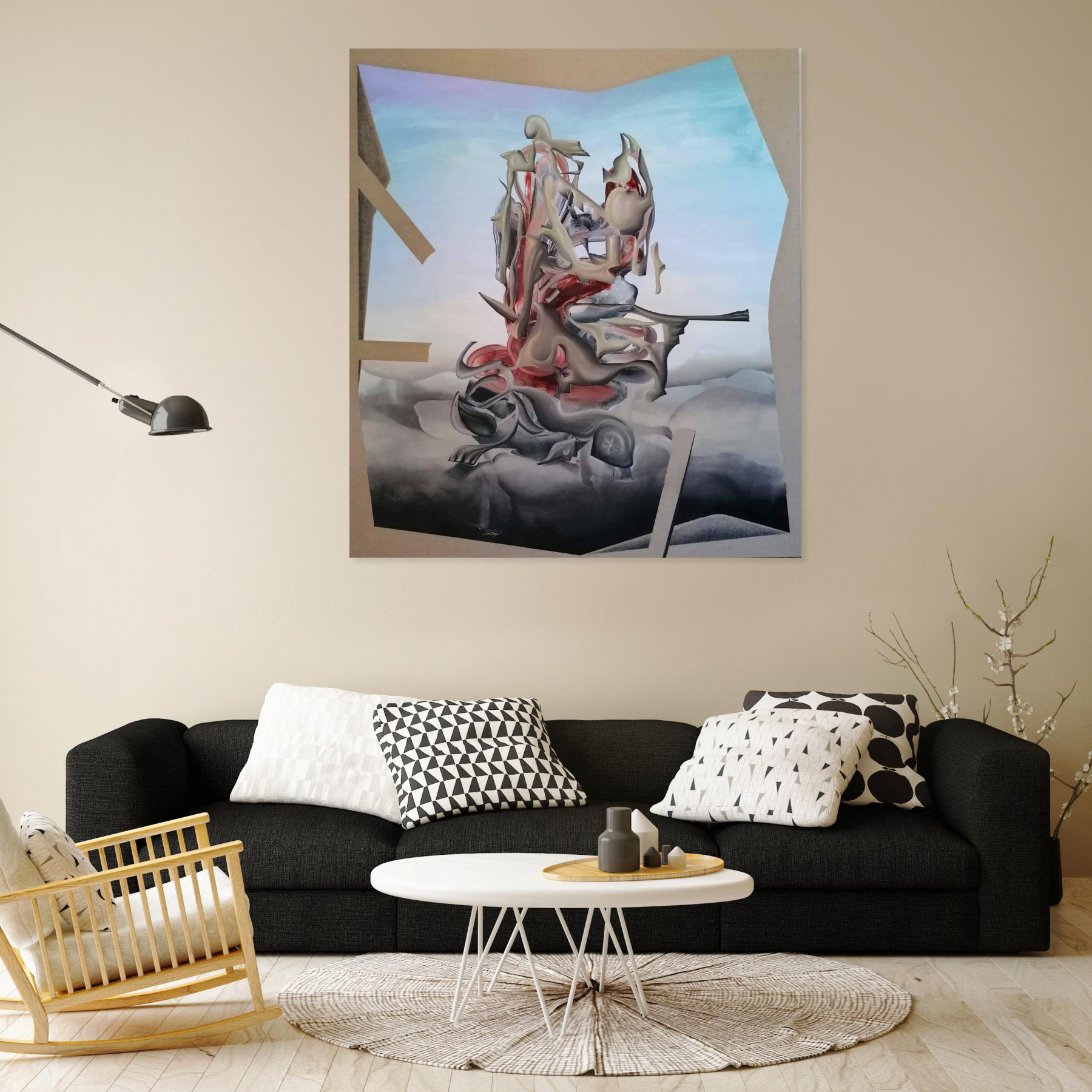 Stefano Mazzolini, Gattaca, painting - Artalistic online contemporary art buying and selling gallery