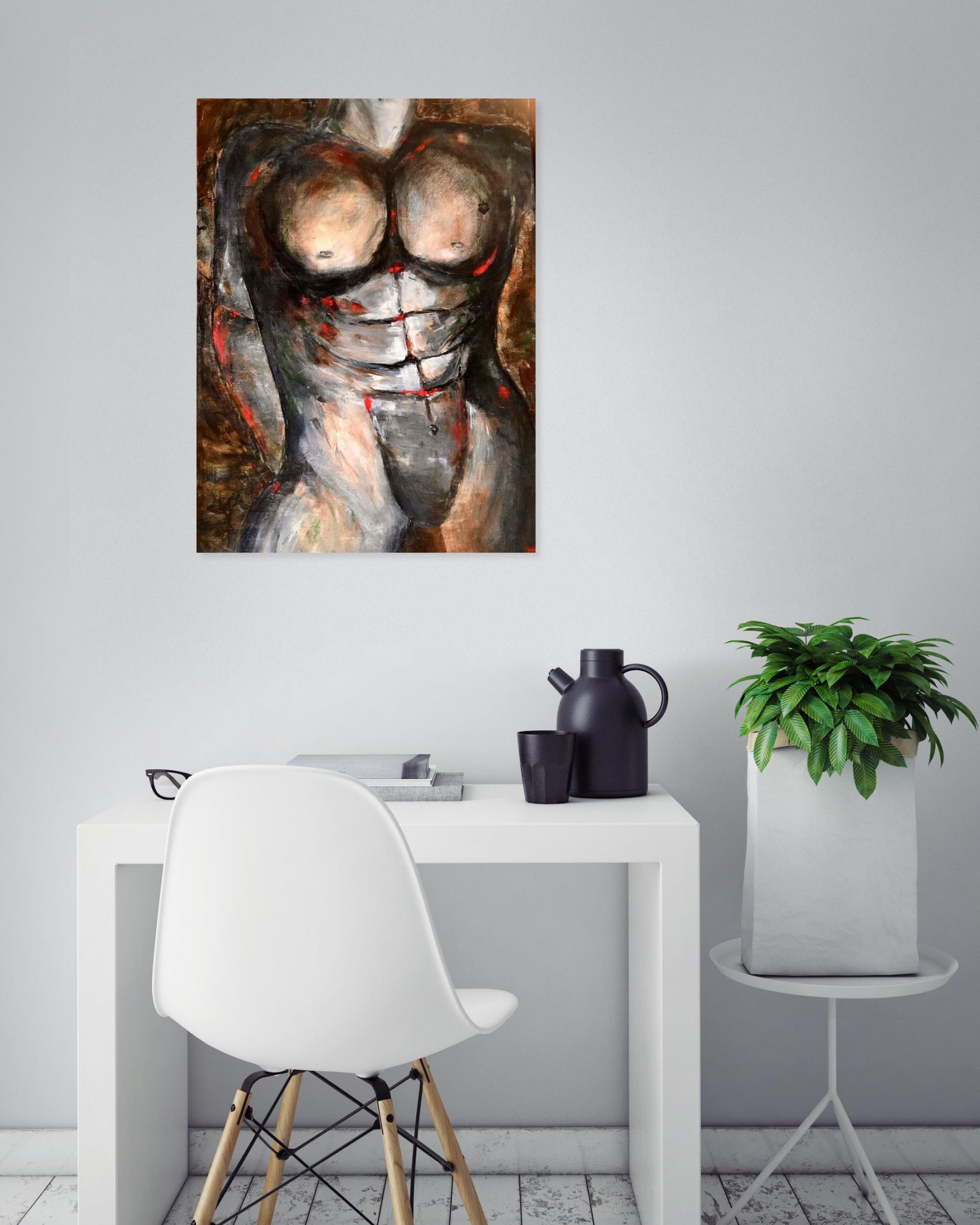 Françoise Augustine, Pullo, painting - Artalistic online contemporary art buying and selling gallery