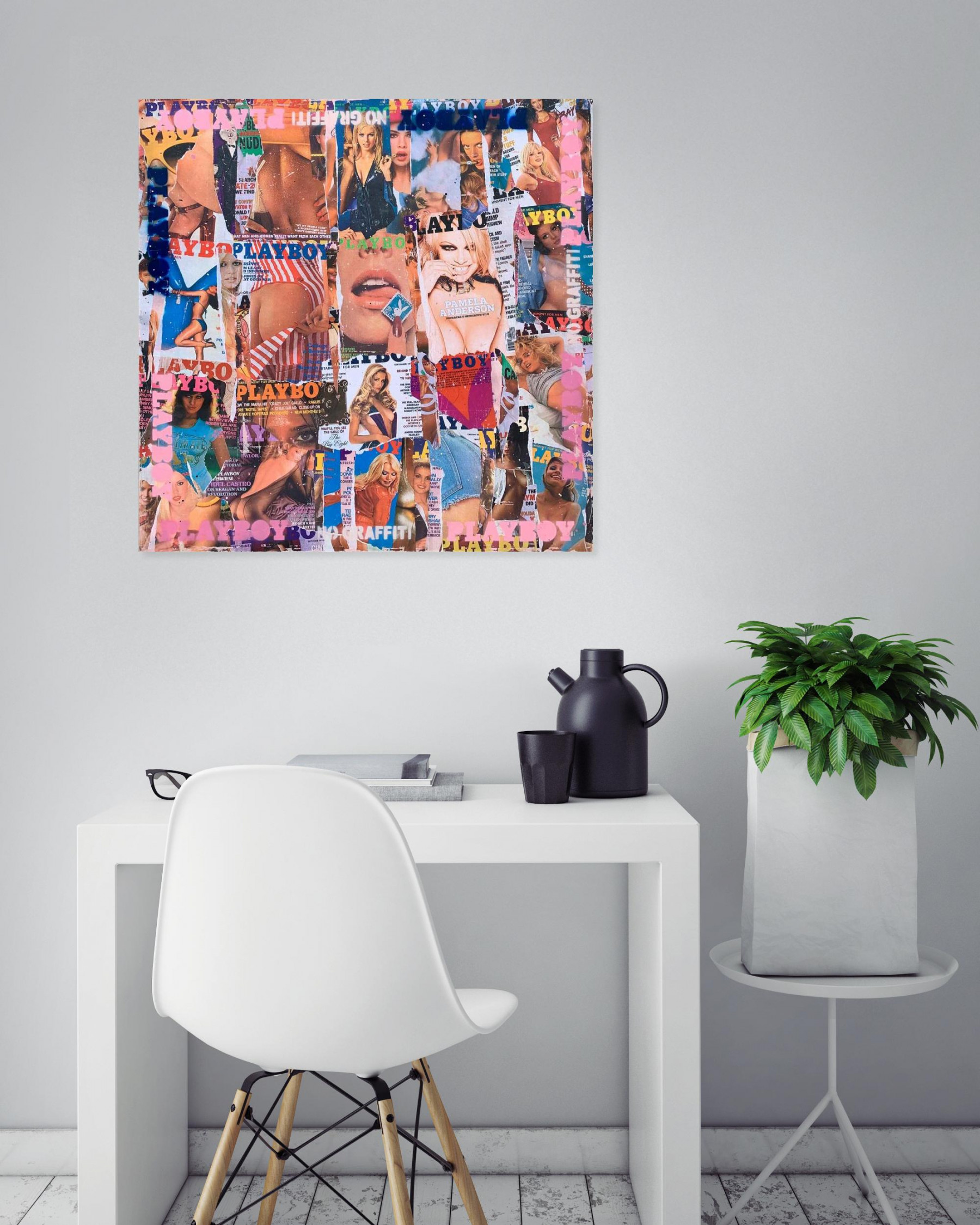 Louis Rosenthal, Playboy, painting - Artalistic online contemporary art buying and selling gallery