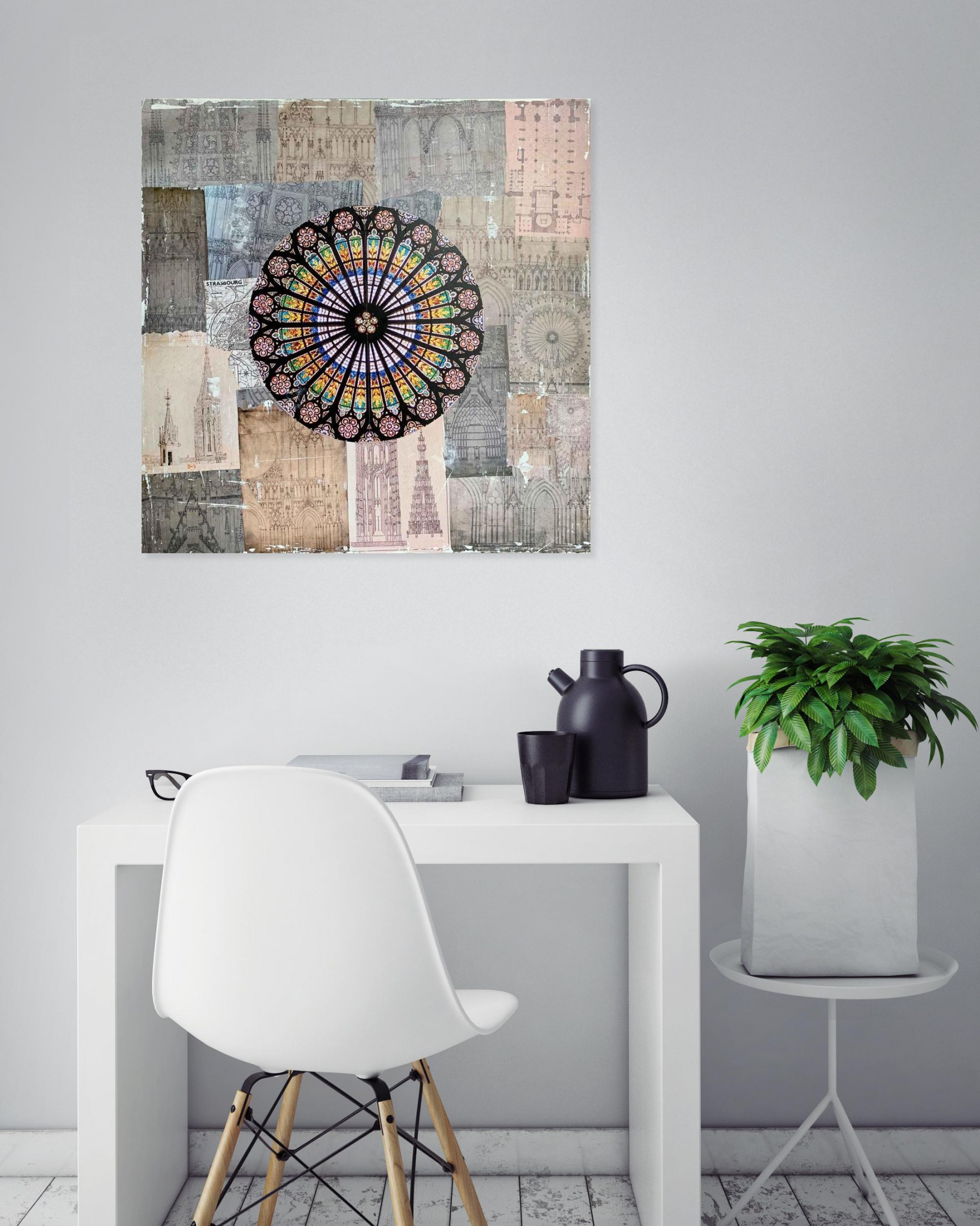Louis Rosenthal, Rosace, painting - Artalistic online contemporary art buying and selling gallery